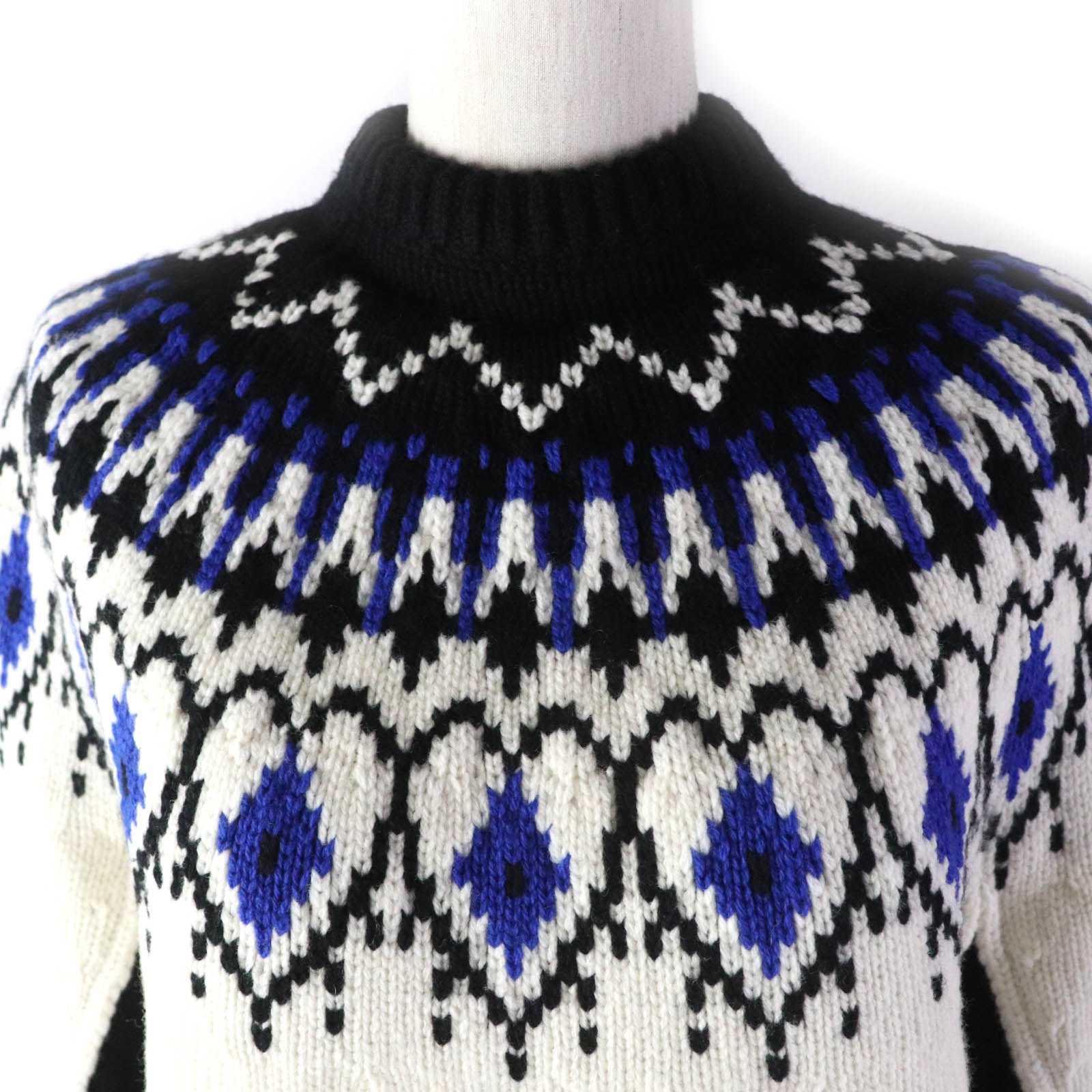 Alexander McQueen Wool Fair Isle Knit Sweater XS