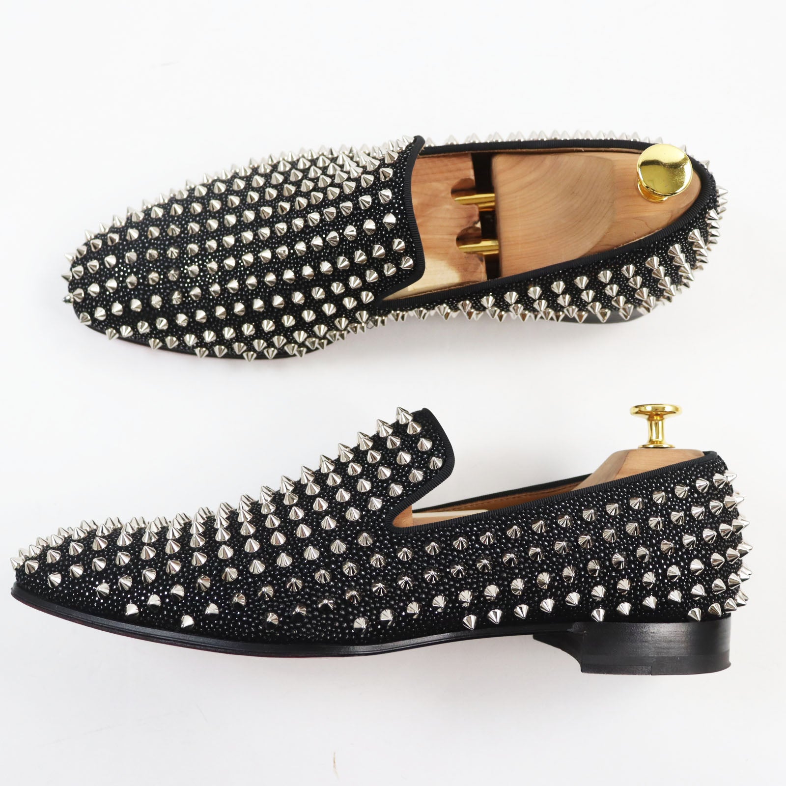 Christian Louboutin Suede Dande Lion Loafers