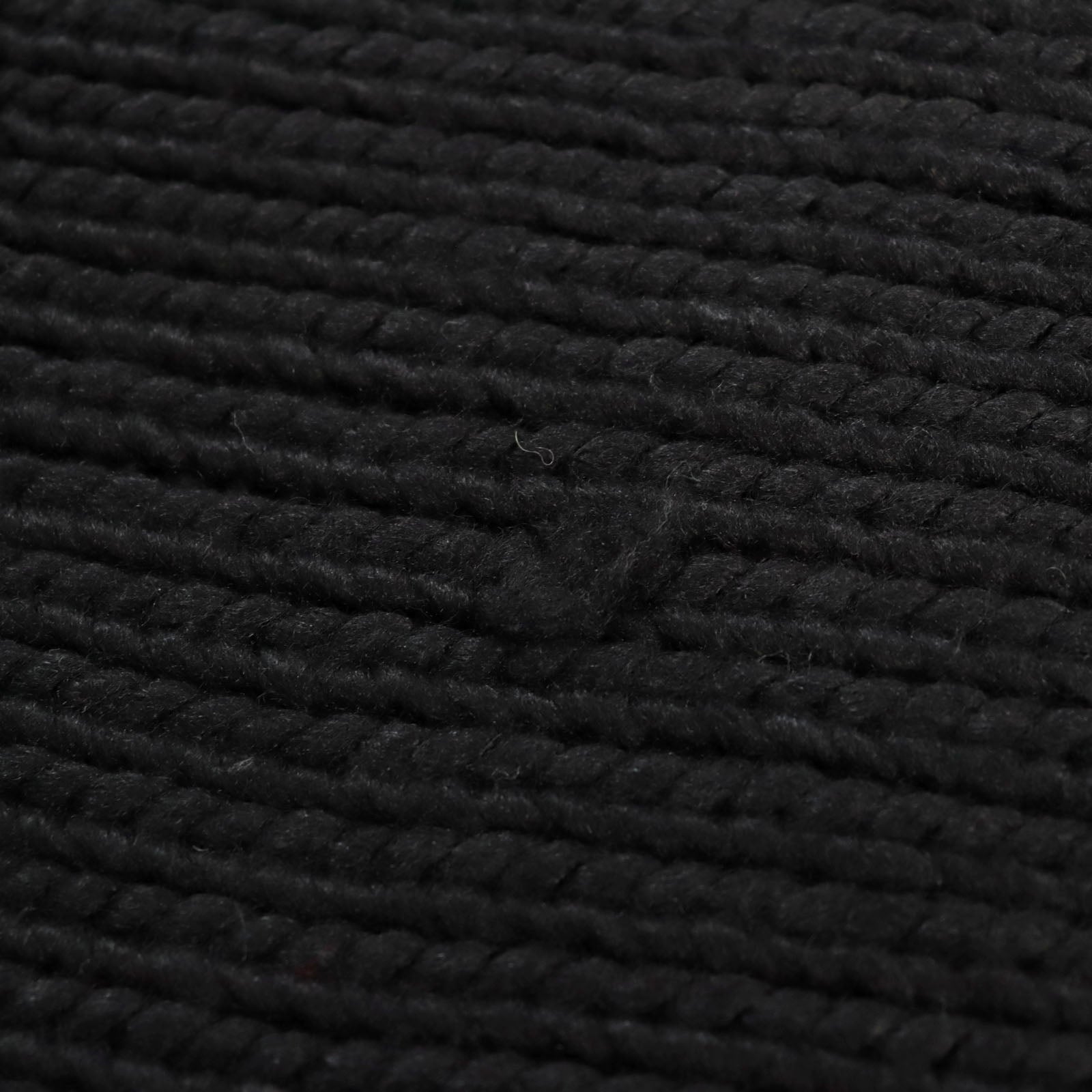 Y-3 Acrylic Wool Knit Scarf Black