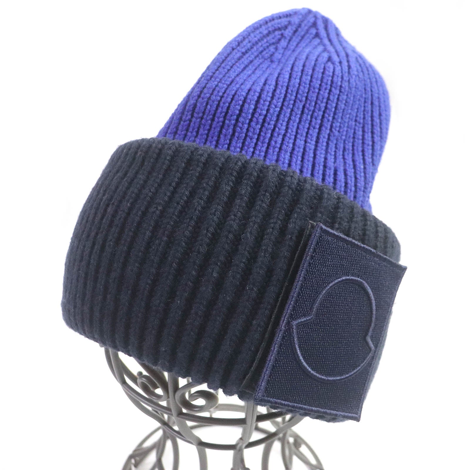 Moncler Virgin Wool Beanie Knit Hat