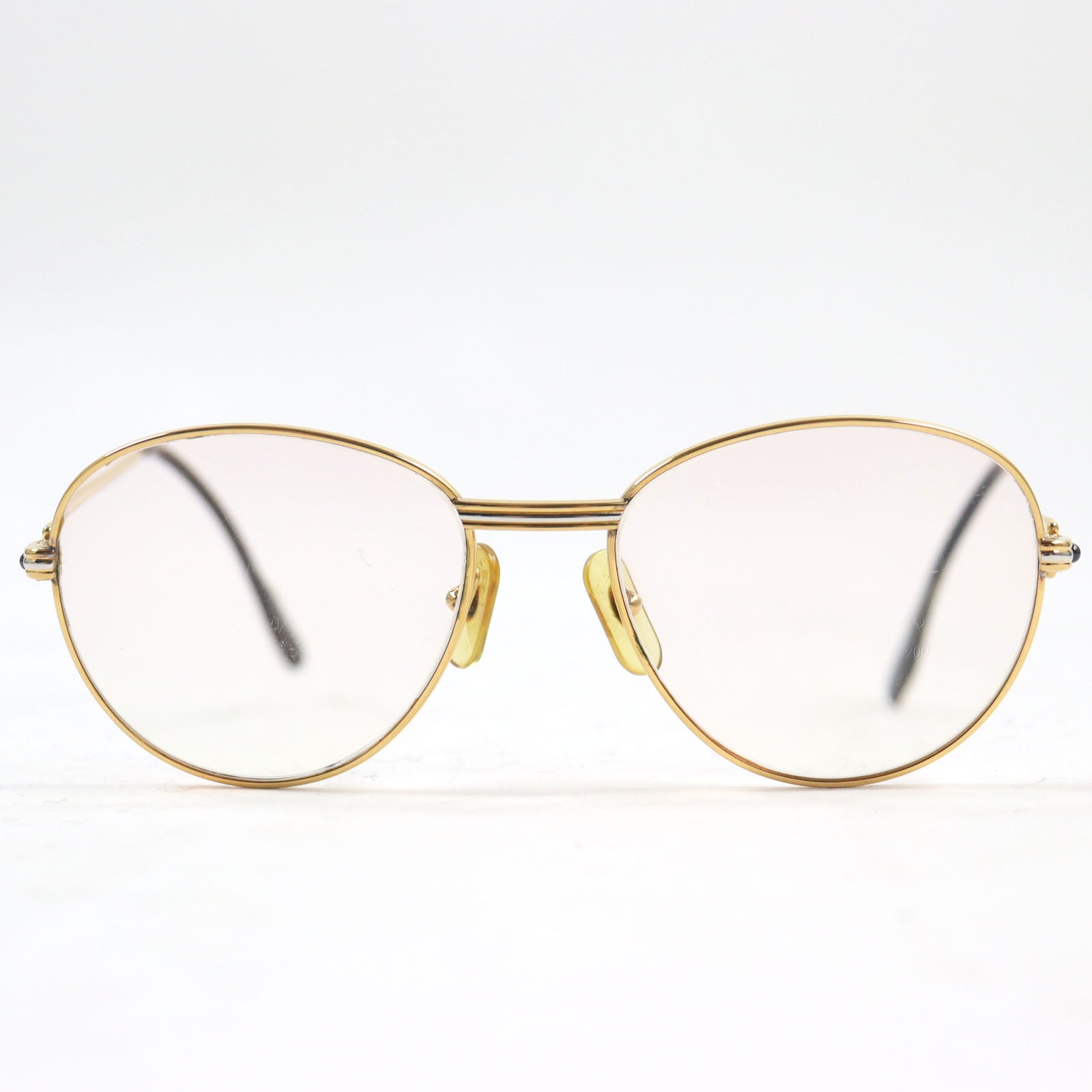 Cartier Trinity Vintage Logo Metal Teardrop Sunglasses