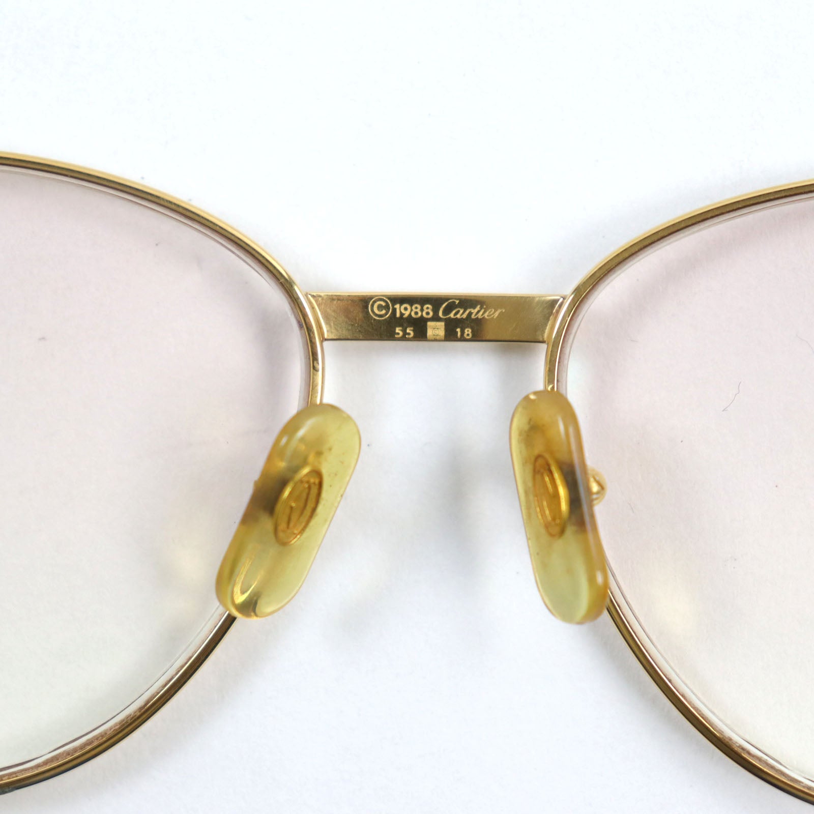 Cartier Trinity Vintage Logo Metal Teardrop Sunglasses