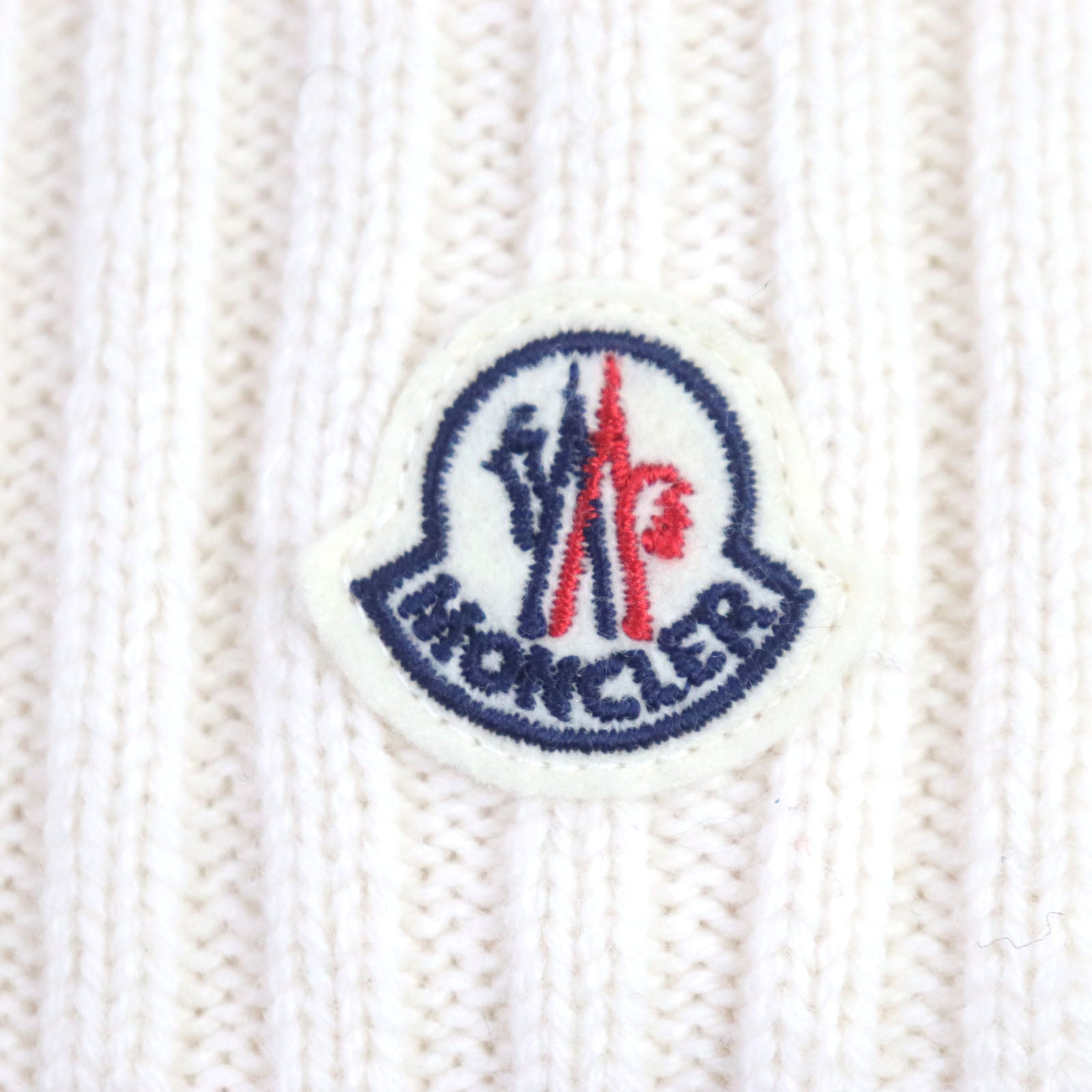 Moncler Wool Cashmere Beanie Hat with Fox Fur