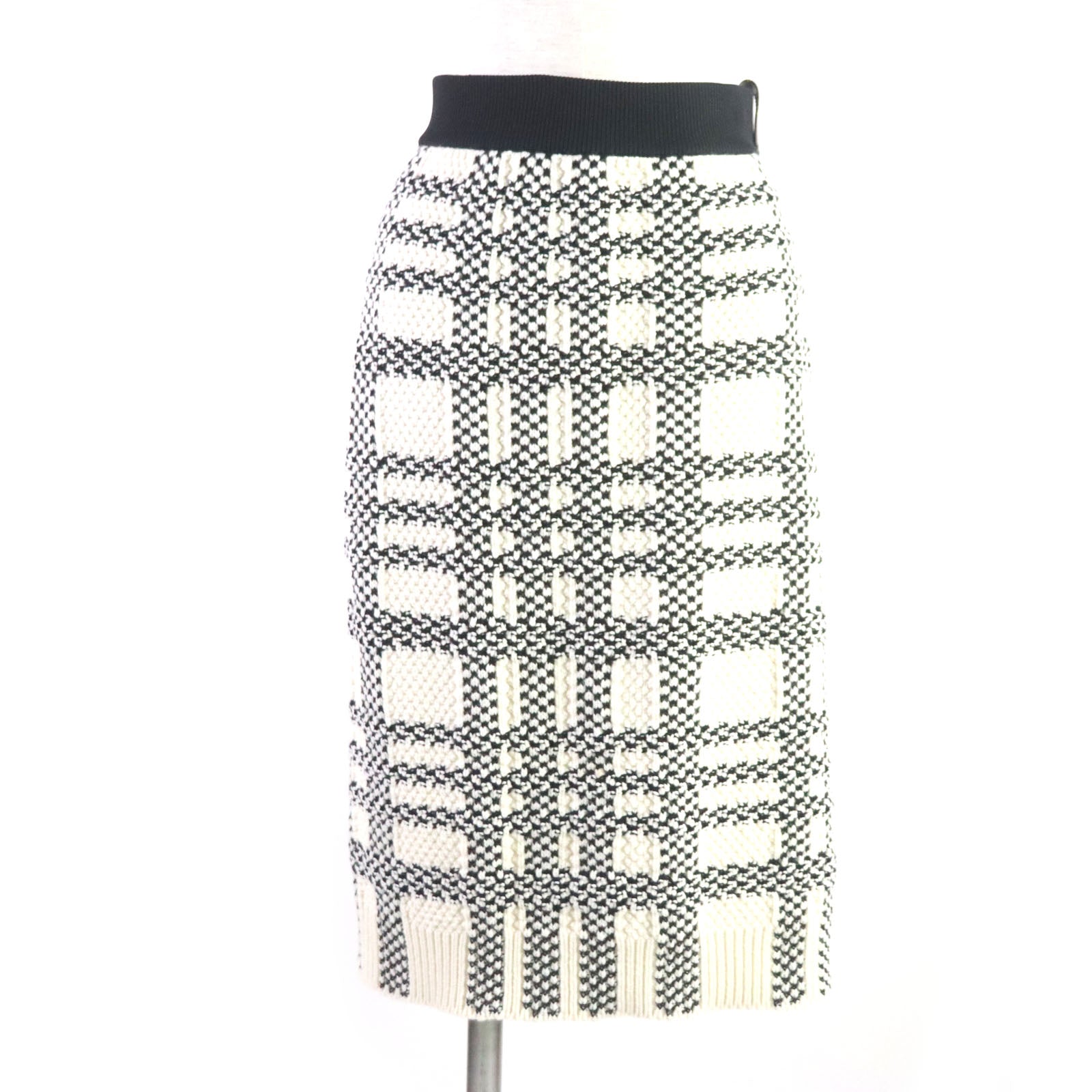 Louis Vuitton Wool Cotton Cashmere Blend Knit Skirt S