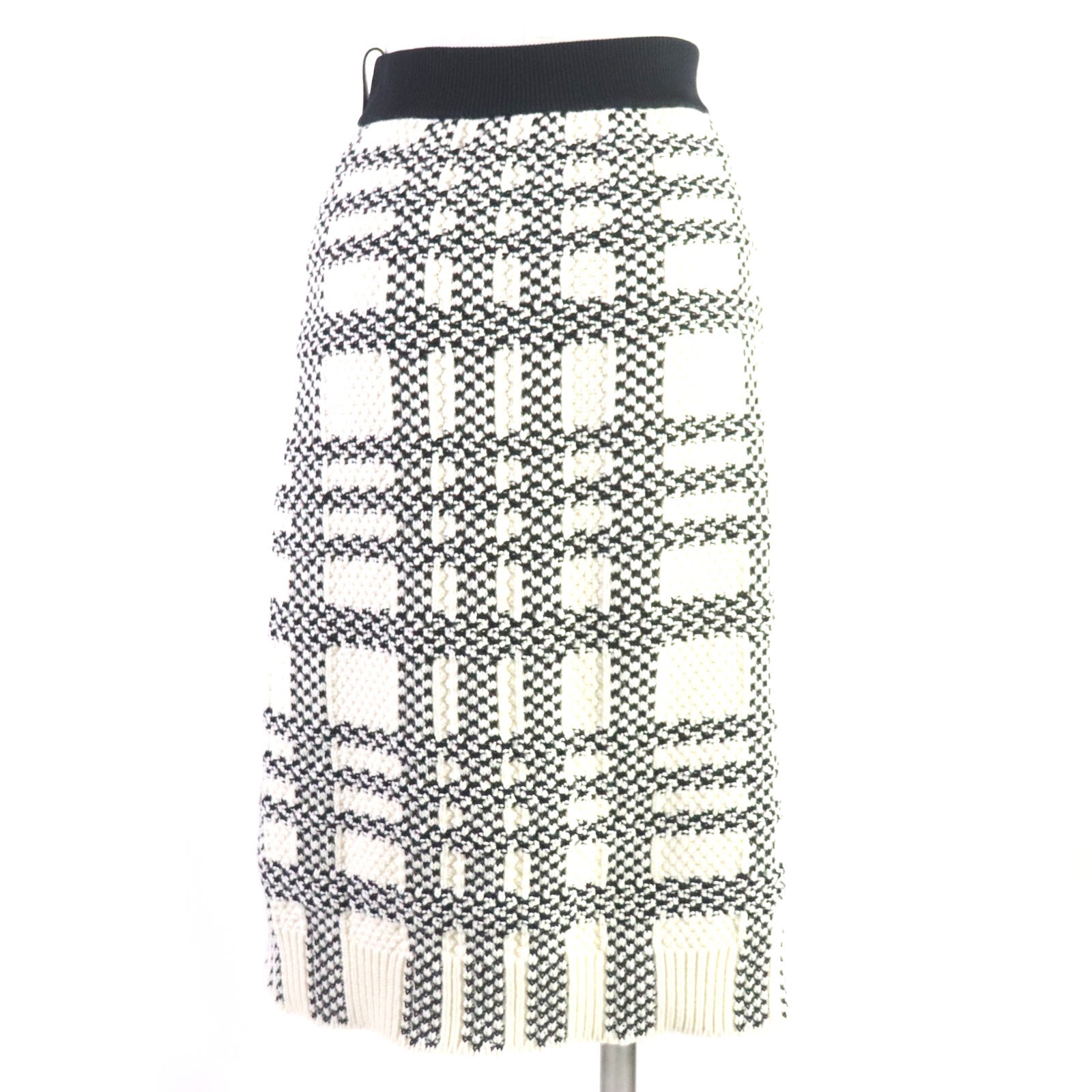 Louis Vuitton Wool Cotton Cashmere Blend Knit Skirt S