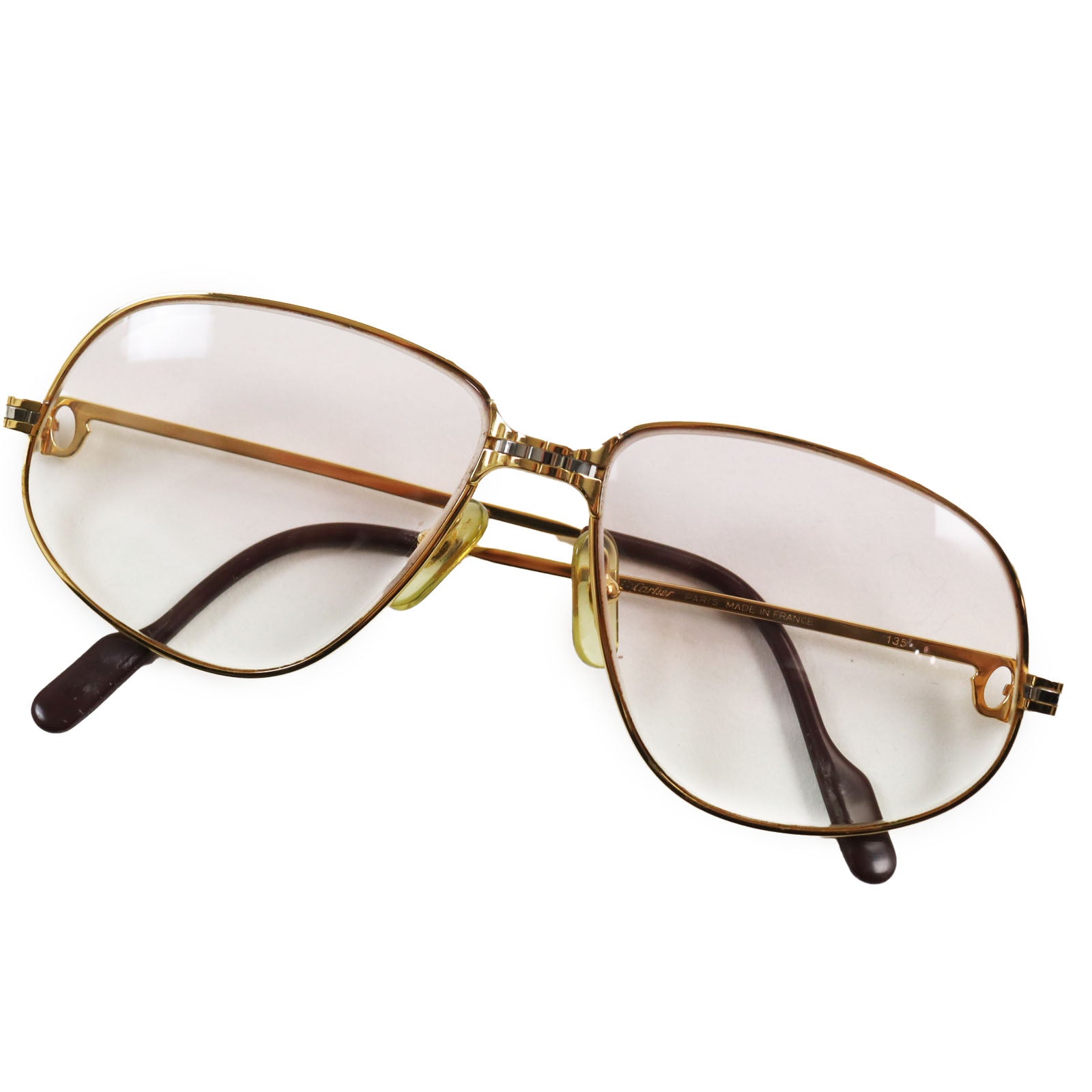 Cartier Vintage Color Lens Glasses Eyewear