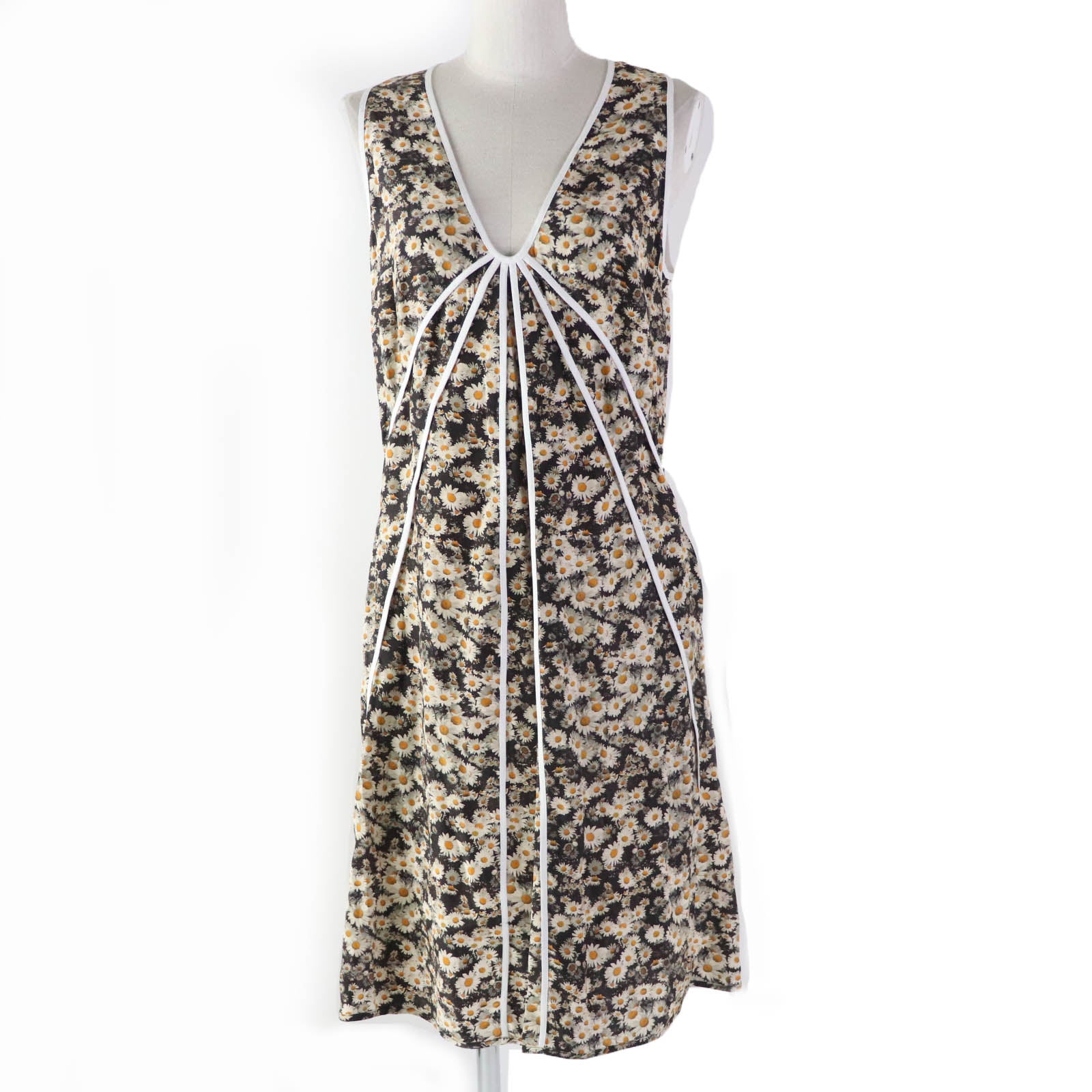 Stella McCartney Floral Silk Sleeveless Dress