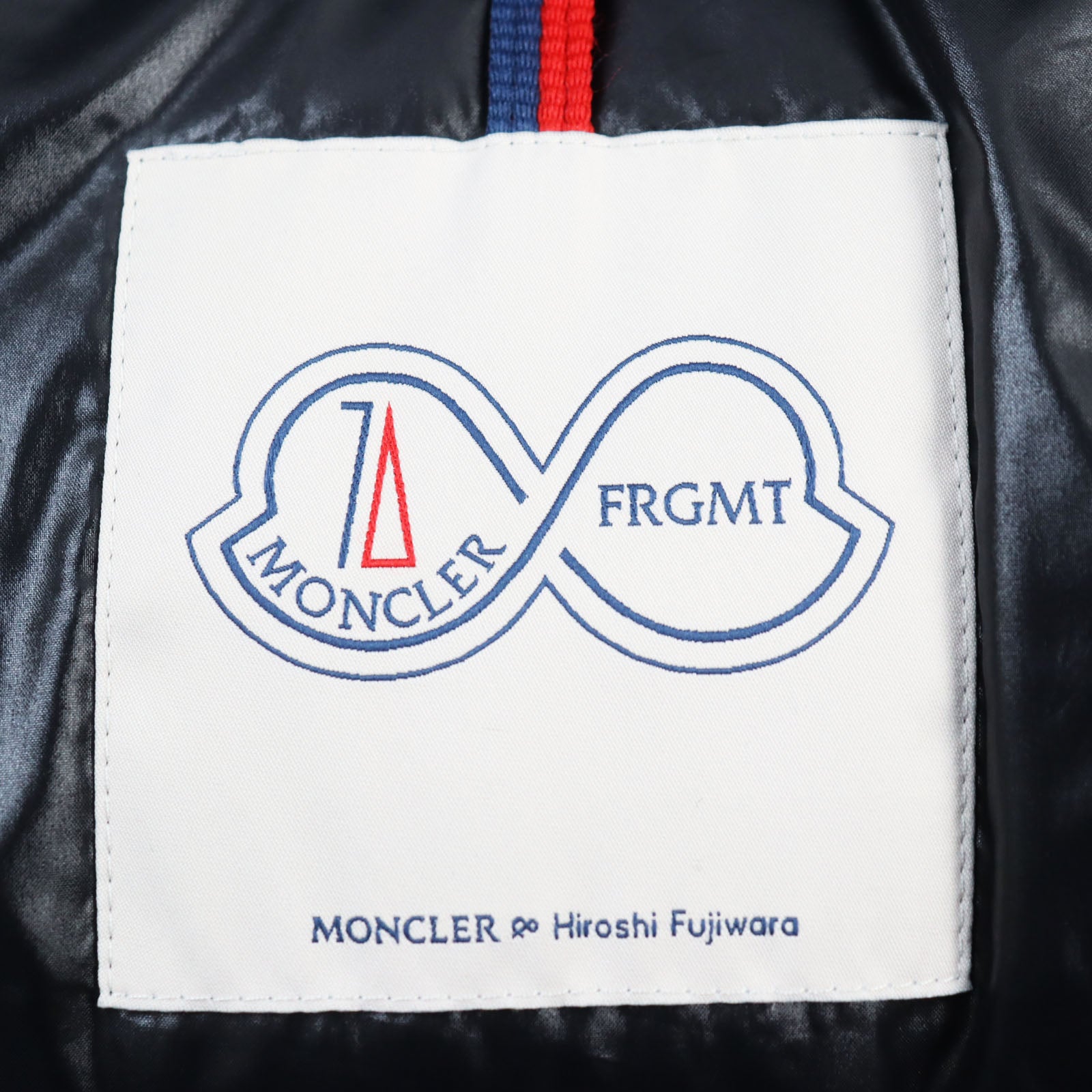 Moncler Nylon Hoodie Down Jacket Navy