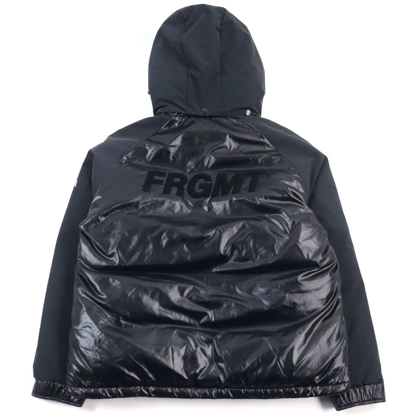 Moncler Nylon Hoodie Down Jacket Navy