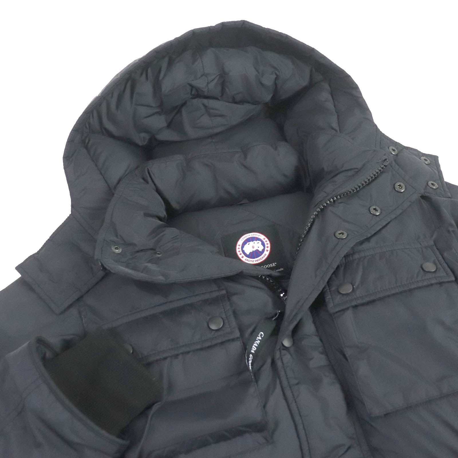 CANADA GOOSE MANITOBA Nylon Down Jacket Black S