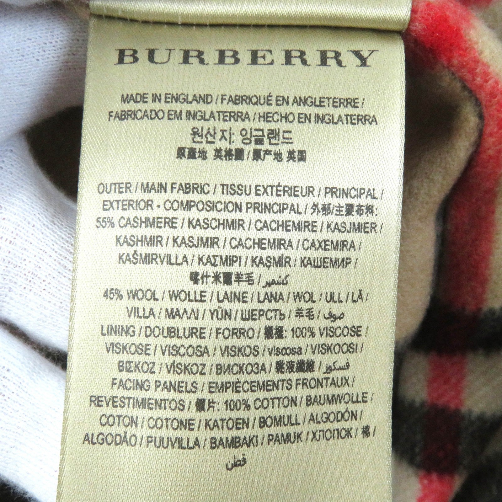 Burberry Cotton Trench Coat Black Women