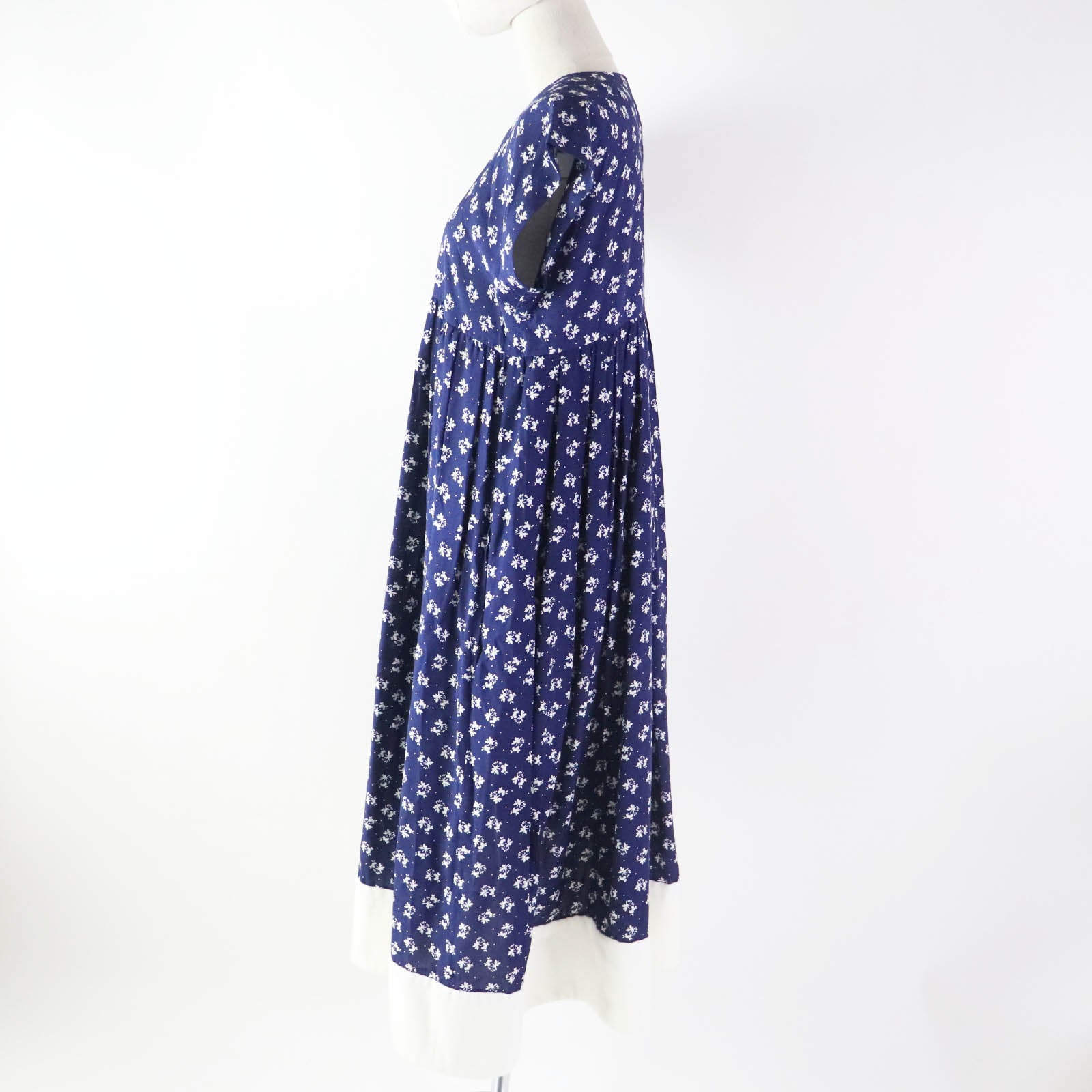 COMME des GARCONS Floral Print Flared Dress XS