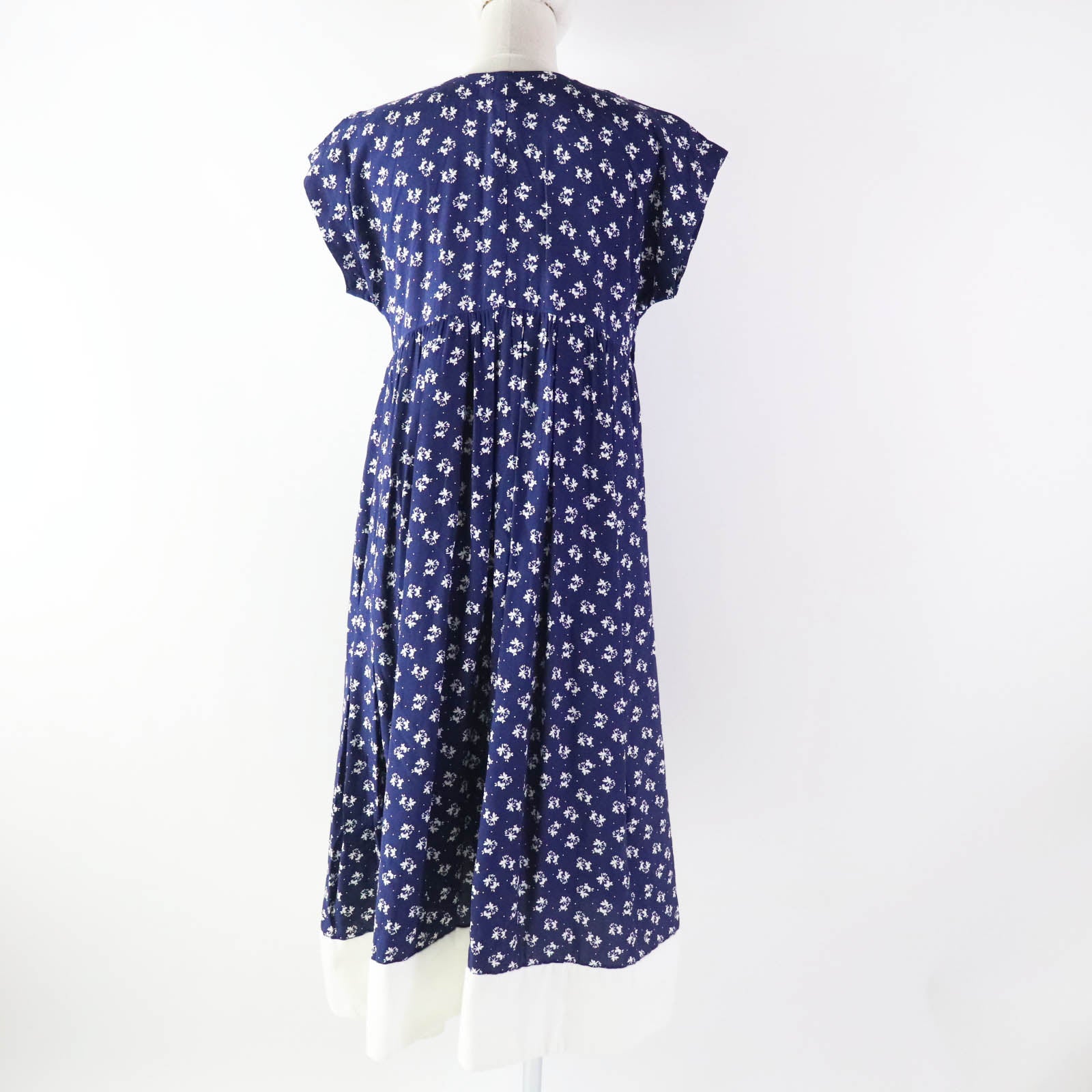 COMME des GARCONS Floral Print Flared Dress XS