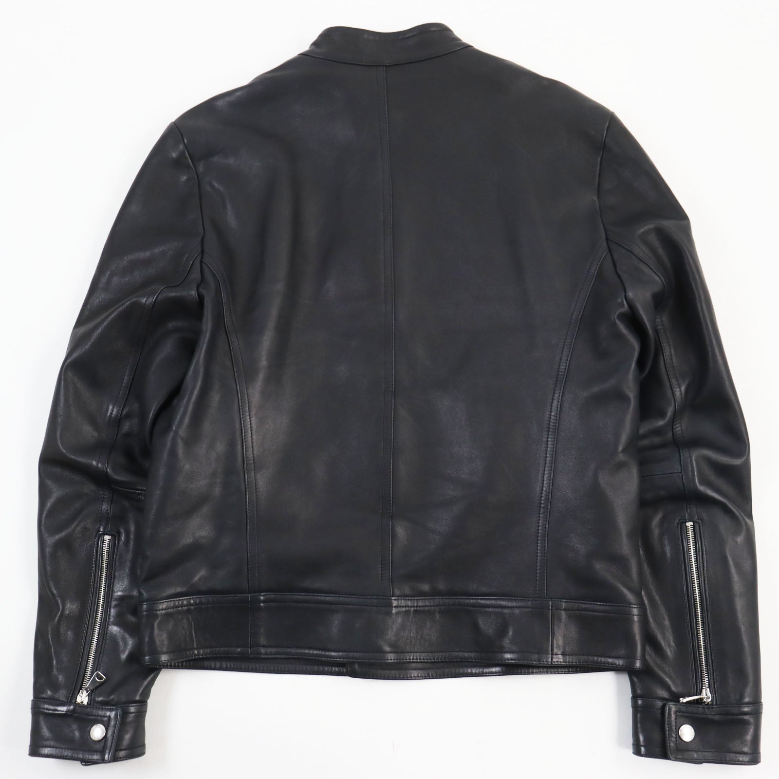 EMMETI Andrea Lamb Leather Nylon Jacket Black 50