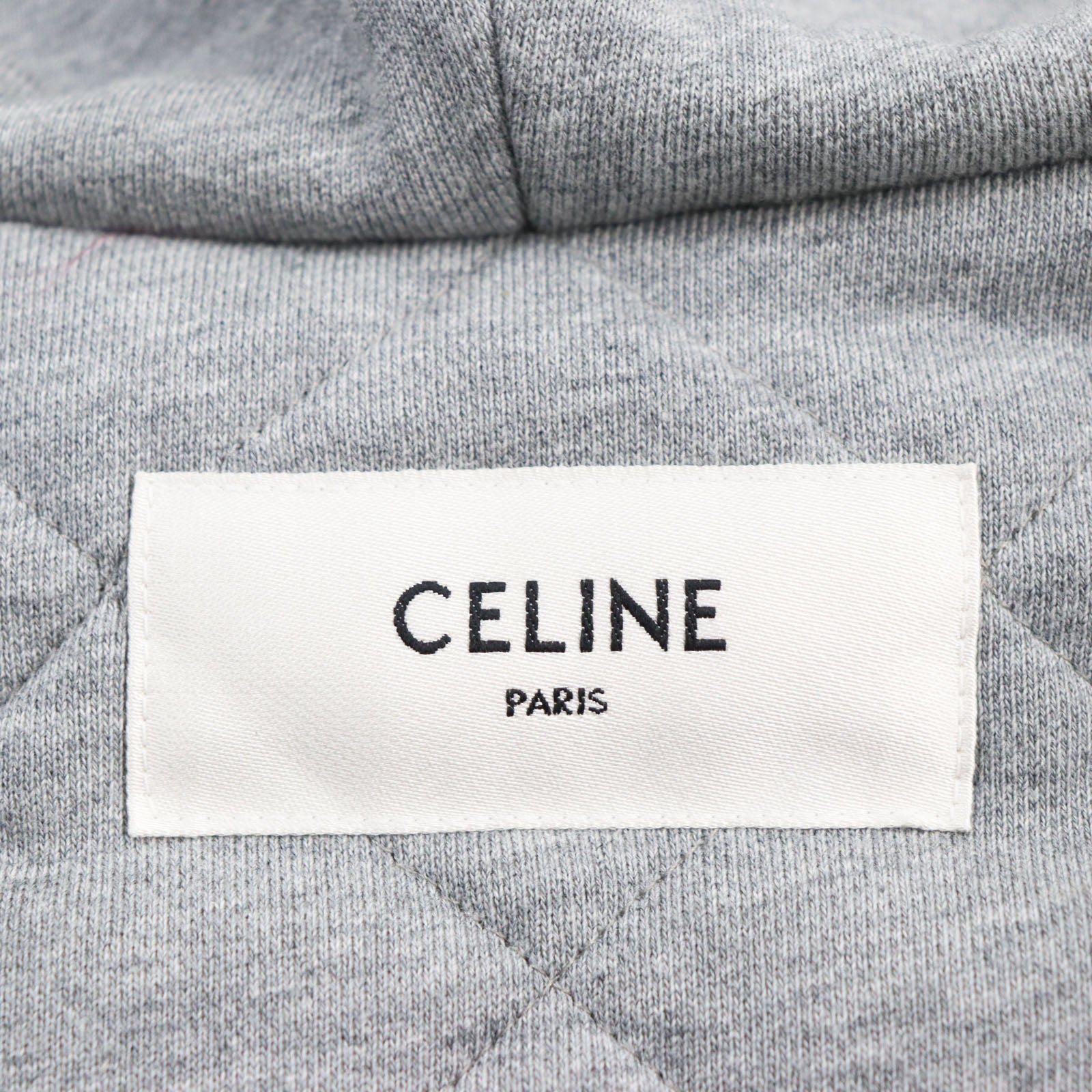 Celine Nylon Oversized Teddy Jacket with Hood