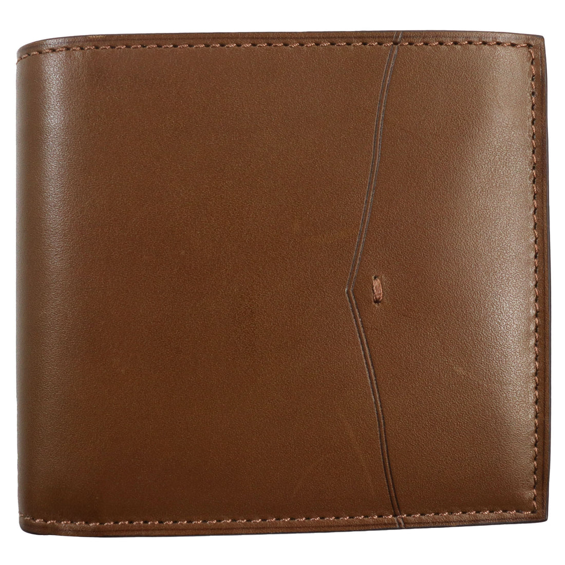 EDWARD GREEN Leather Bifold Wallet Dark Brown