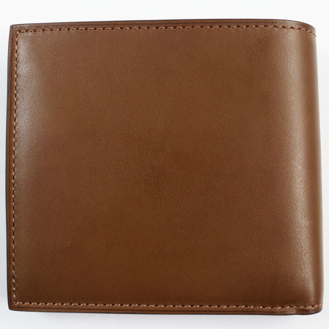 EDWARD GREEN Leather Bifold Wallet Dark Brown