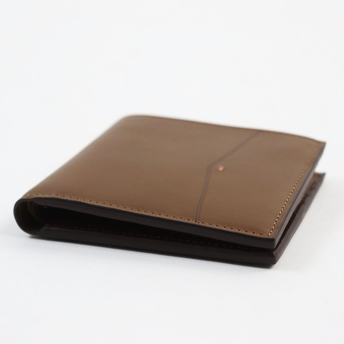 EDWARD GREEN Leather Bifold Wallet Dark Brown