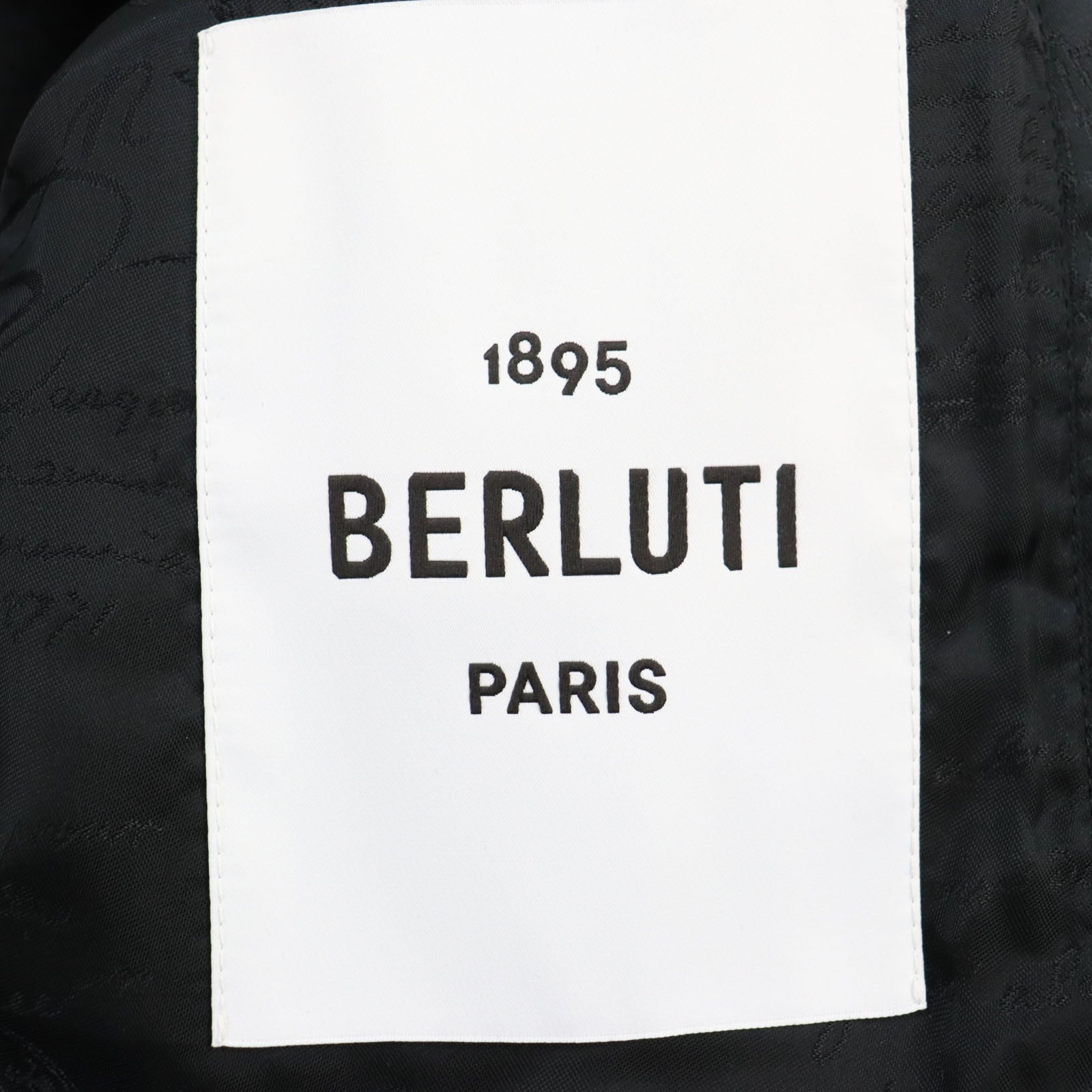 Berluti Nylon Down Jacket with Leather Trim