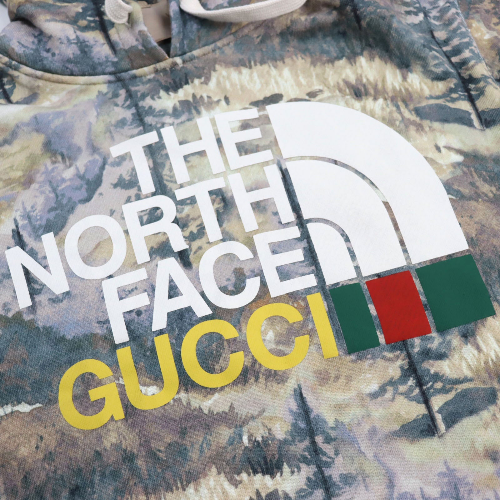 Gucci The North Face Logo Print Pullover XXS