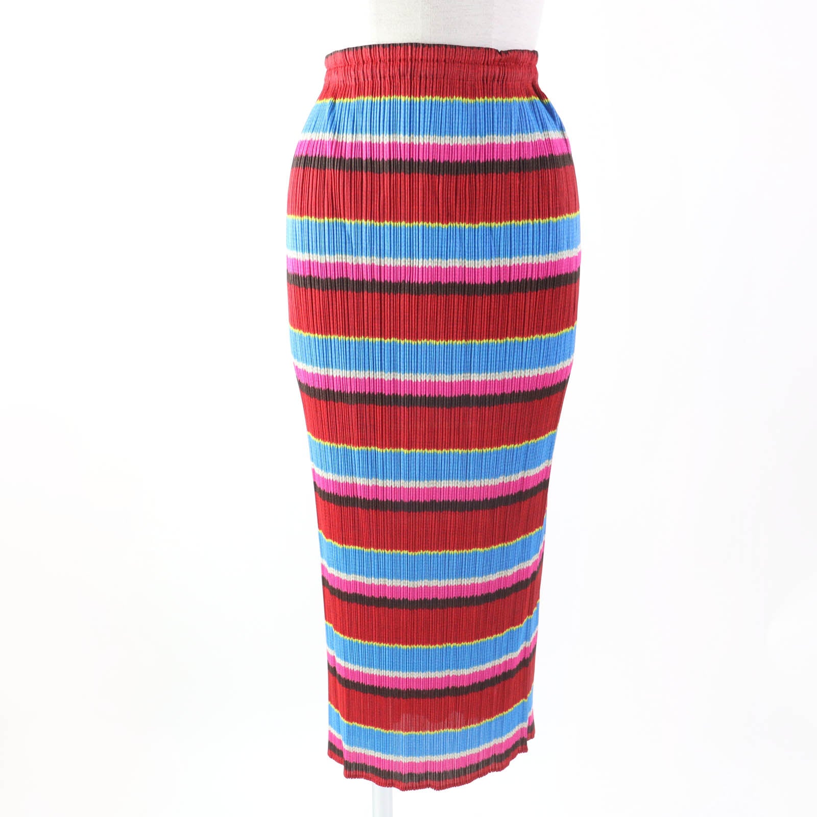 PLEATS PLEASE Multicolor Pleated Long Skirt