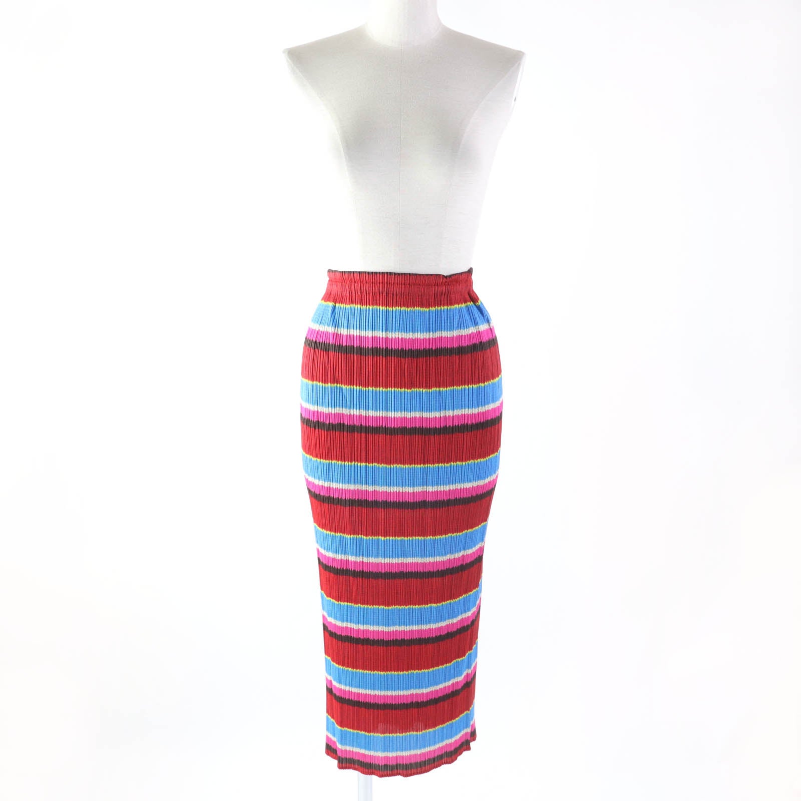 PLEATS PLEASE Multicolor Pleated Long Skirt