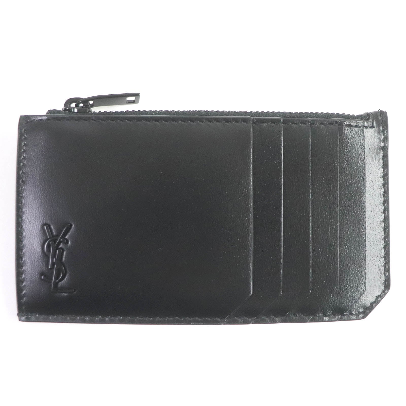 Saint Laurent Leather Card Case Coin Pocket