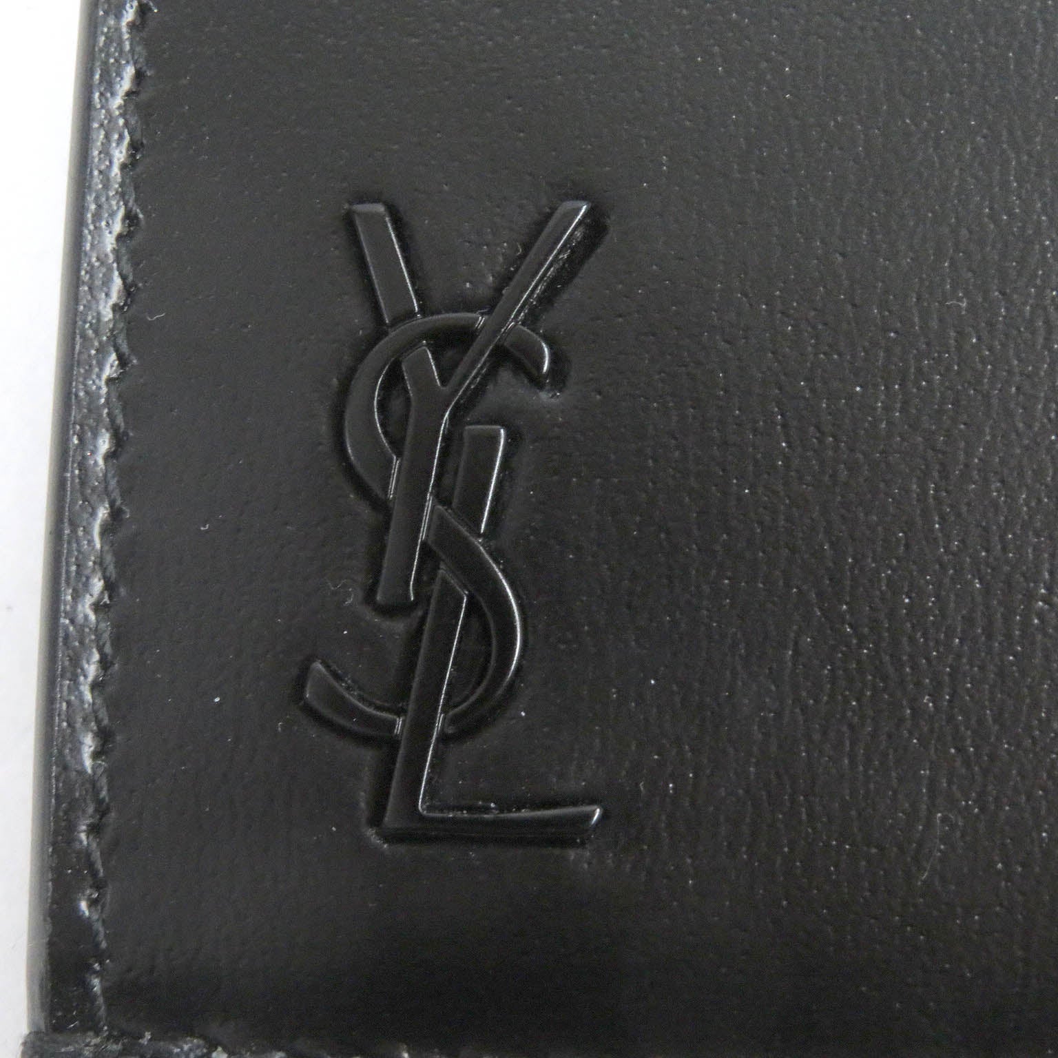 Saint Laurent Leather Card Case Coin Pocket