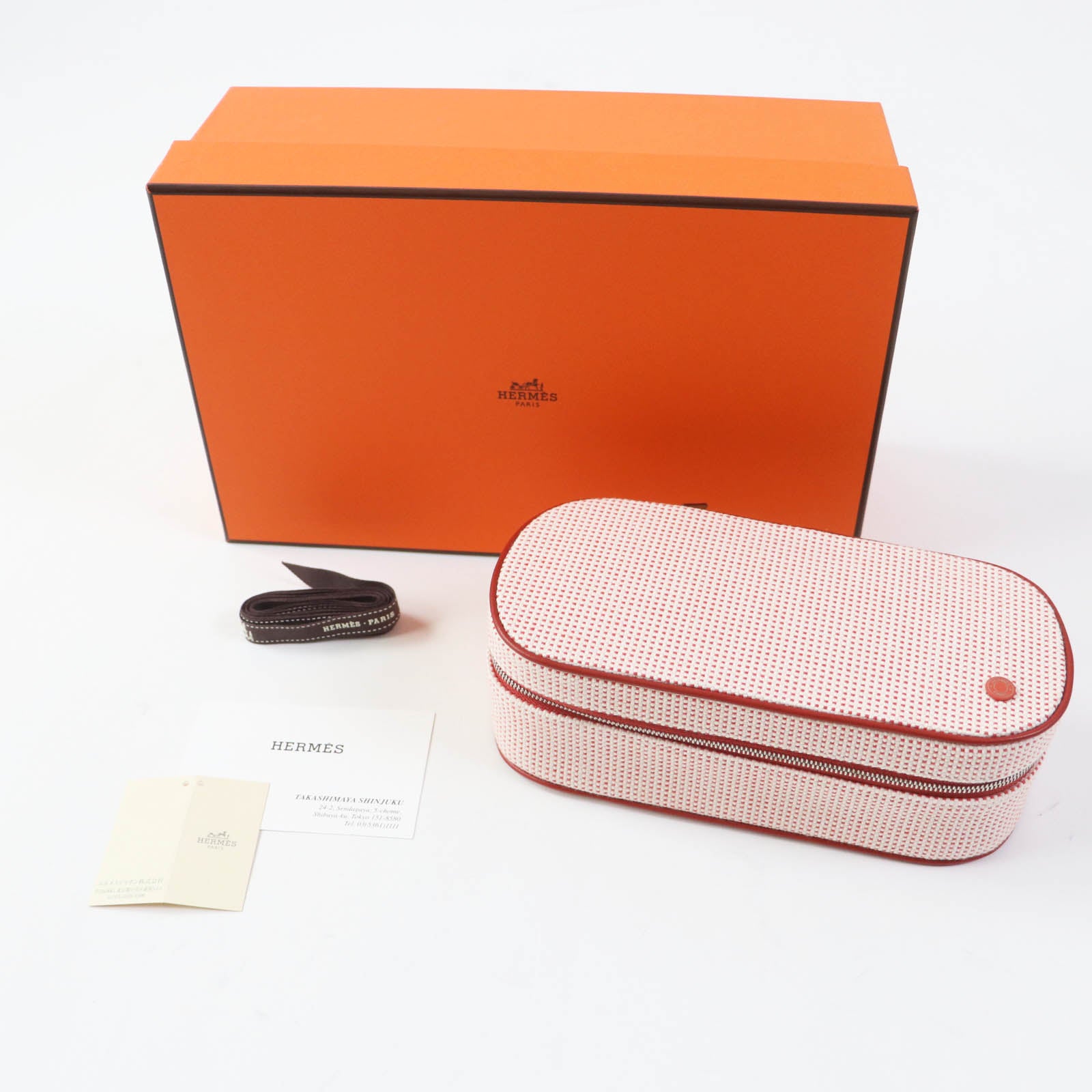 HERMES Cotton Cosmetics Pouch