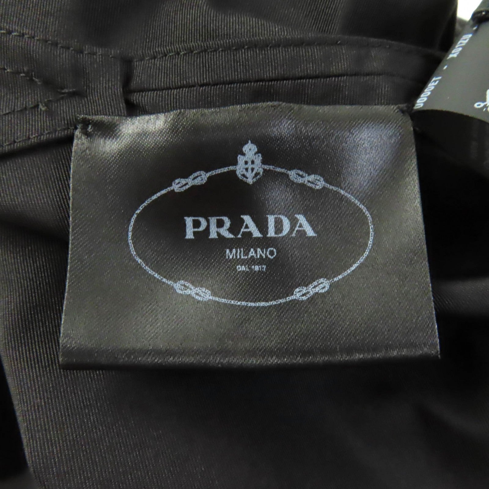 Prada Silk Jacquard Long Sleeve Shirt 38S