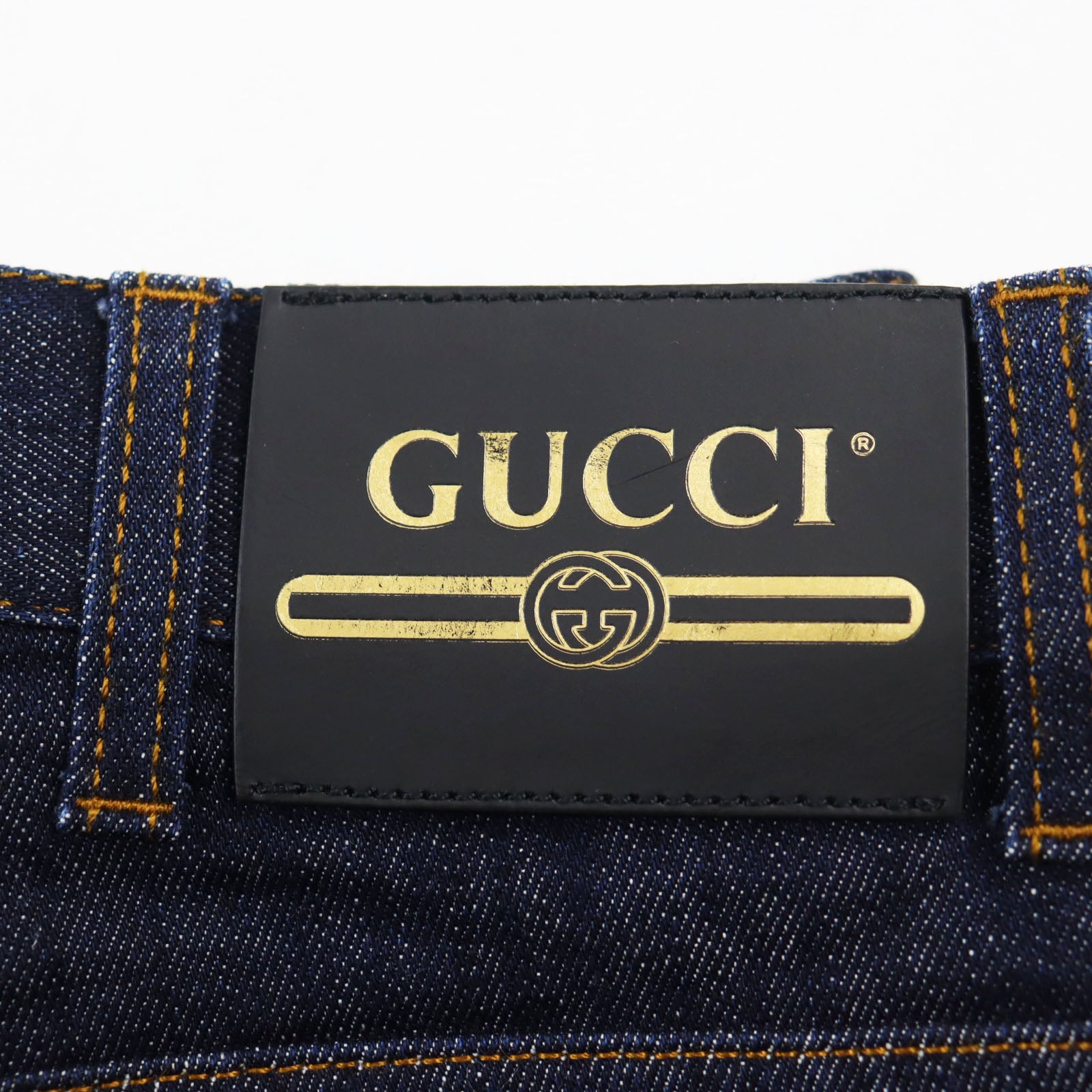 Gucci Denim Pants Indigo Blue 32