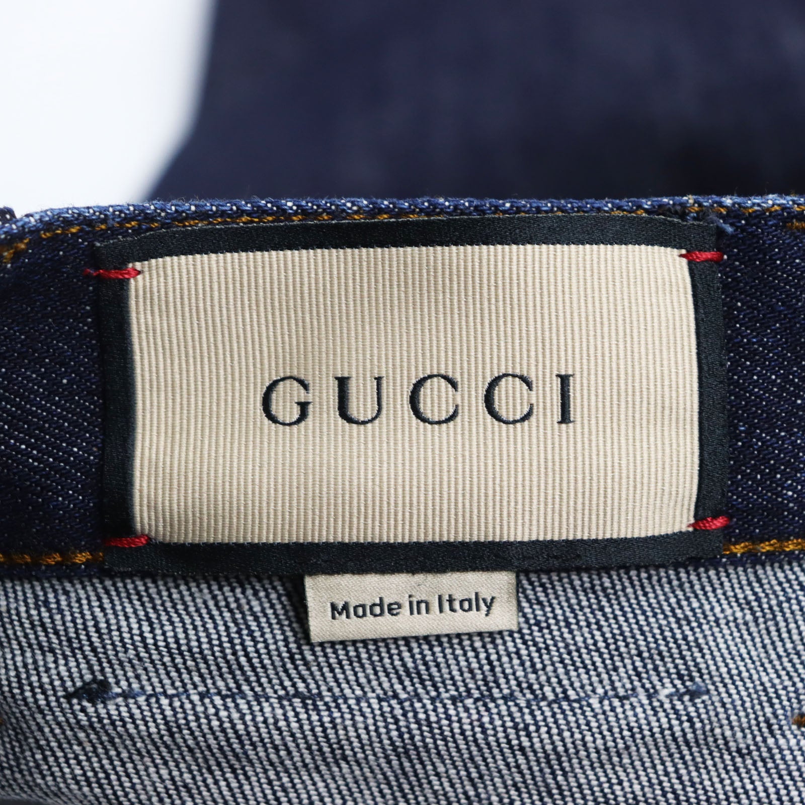 Gucci Denim Pants Indigo Blue 32