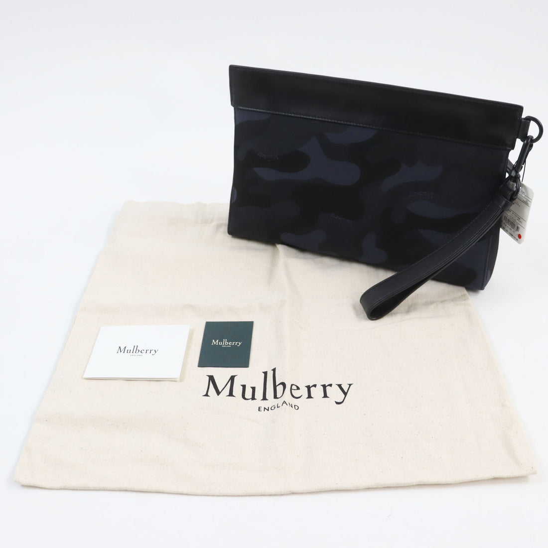 Mulberry Camouflage Leather Pouch Business Bag