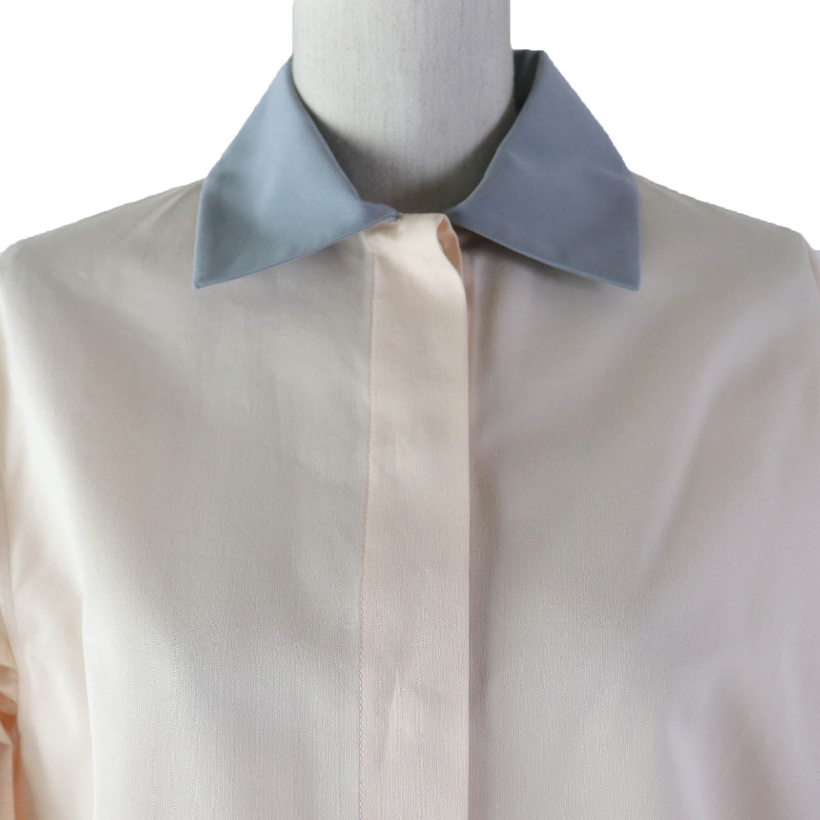 JIL SANDER Cotton Silk Cuffed Shirt Women