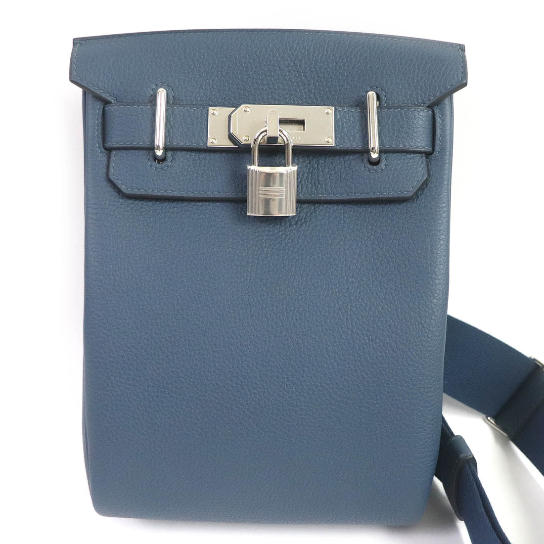 HERMES Akkad PM Togo Leather Shoulder Bag