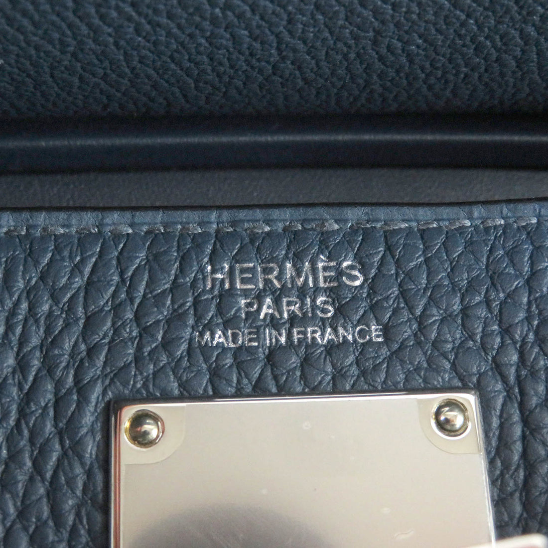 HERMES Akkad PM Togo Leather Shoulder Bag