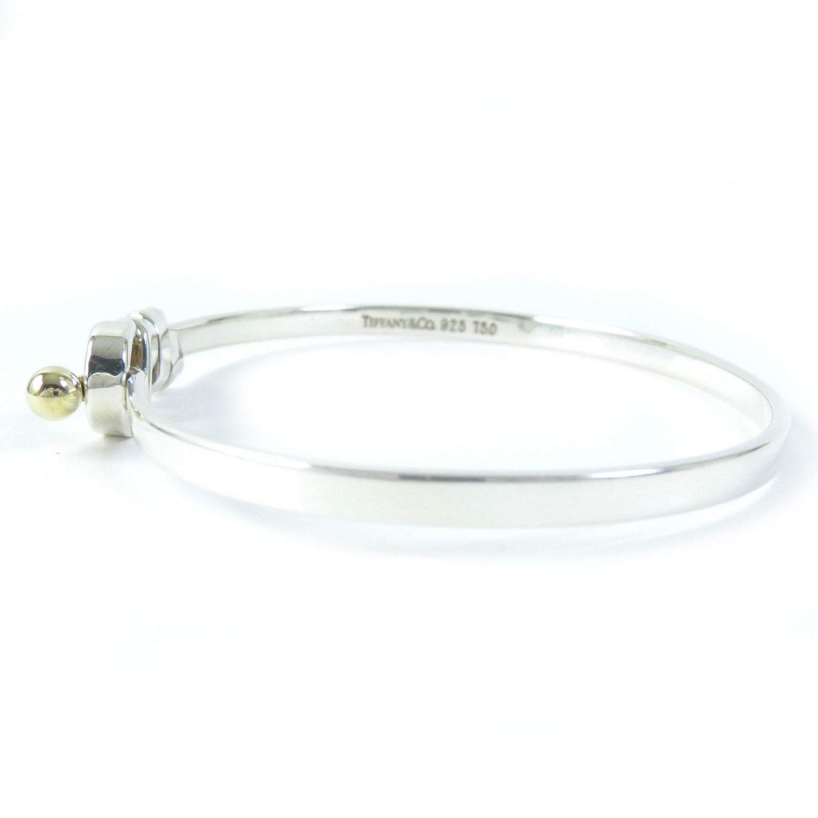 Tiffany & Co Silver Gold Bracelet Bangle