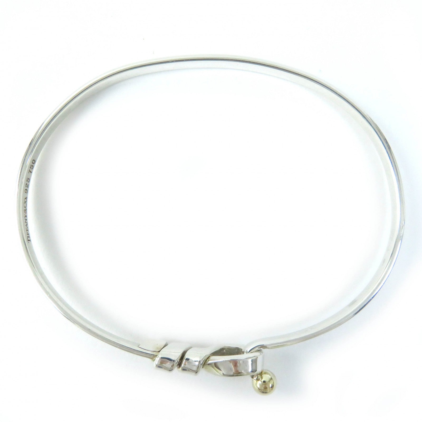 Tiffany & Co Silver Gold Bracelet Bangle