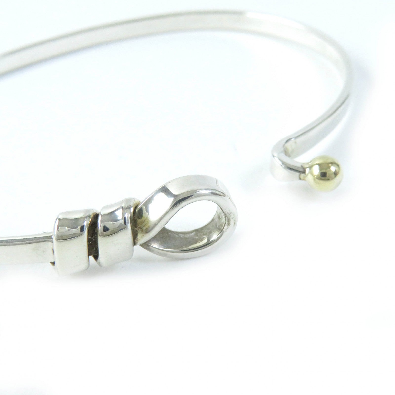 Tiffany & Co Silver Gold Bracelet Bangle