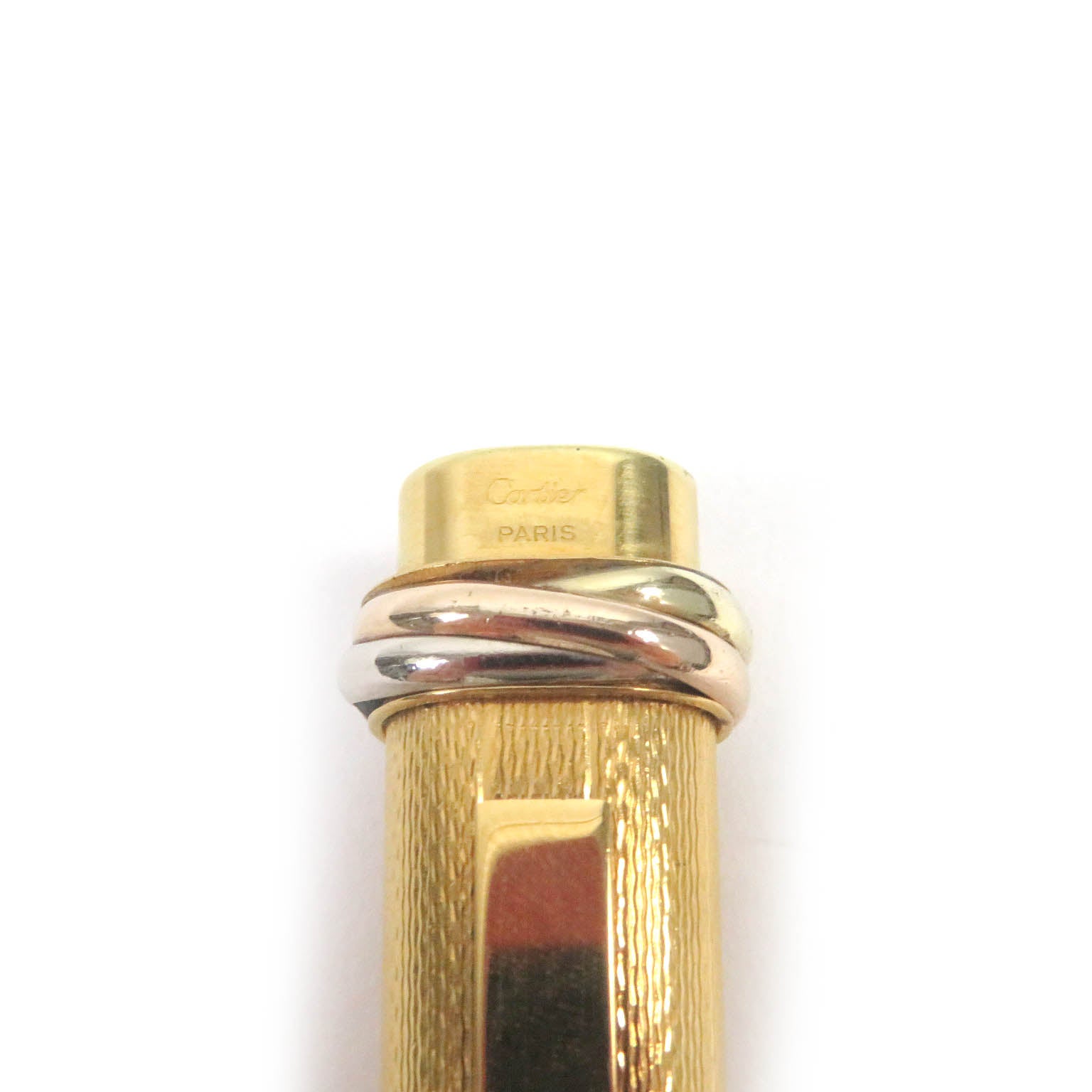 Cartier Trinity Ballpoint Pen Gold Case