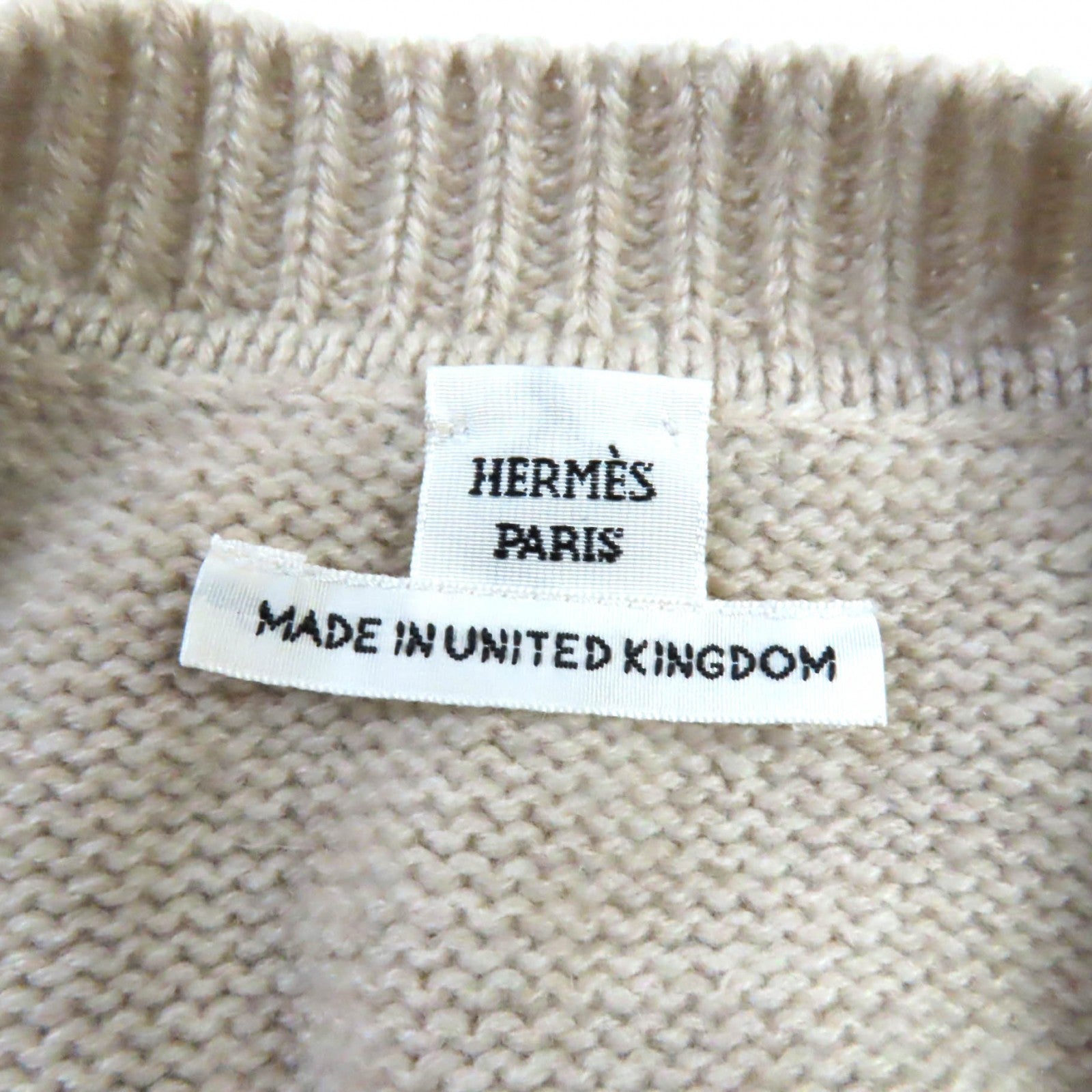 Hermes Cashmere Logo Crew Neck Sweater Women