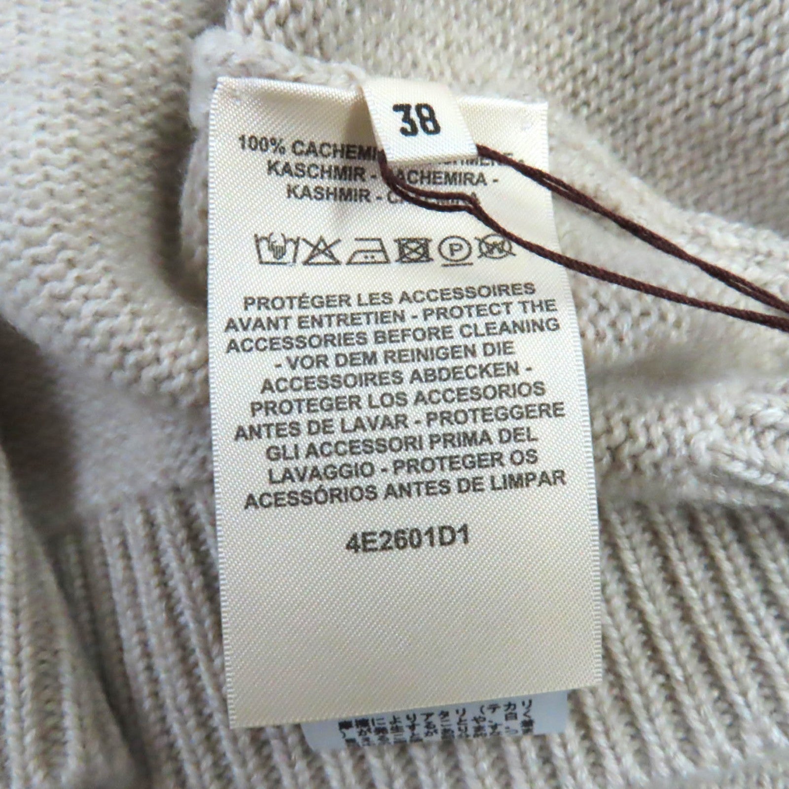 Hermes Cashmere Logo Crew Neck Sweater Women