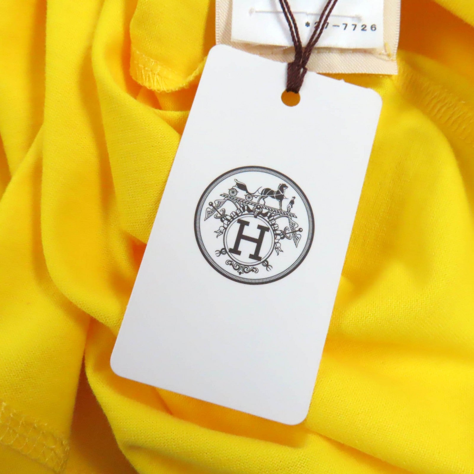 Hermes Cotton T-shirt Yellow 34 Women