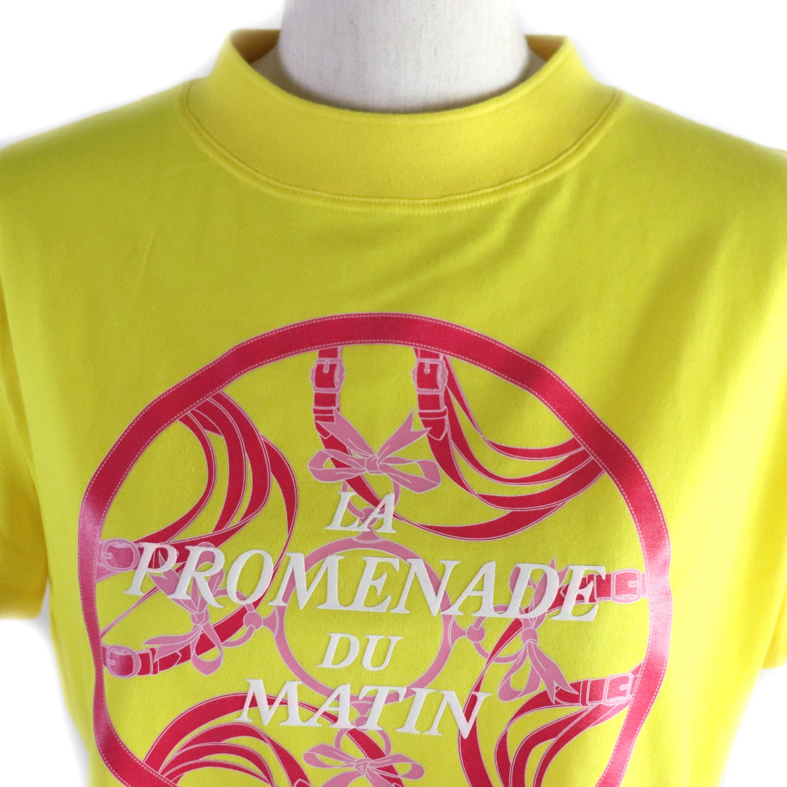 Hermes Cotton T-shirt Yellow 34 Women