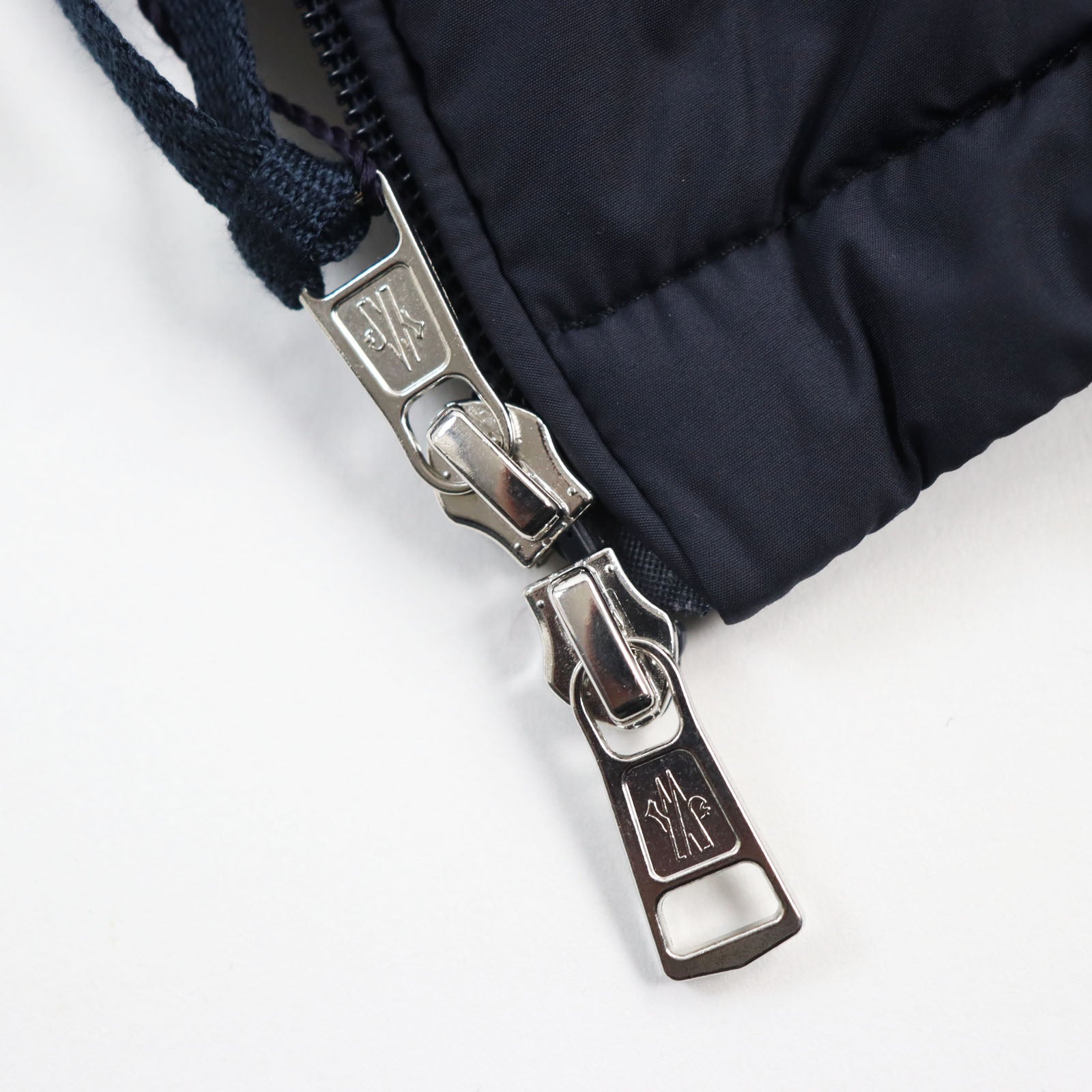 Moncler YERES Nylon Tricolor Logo Down Jacket