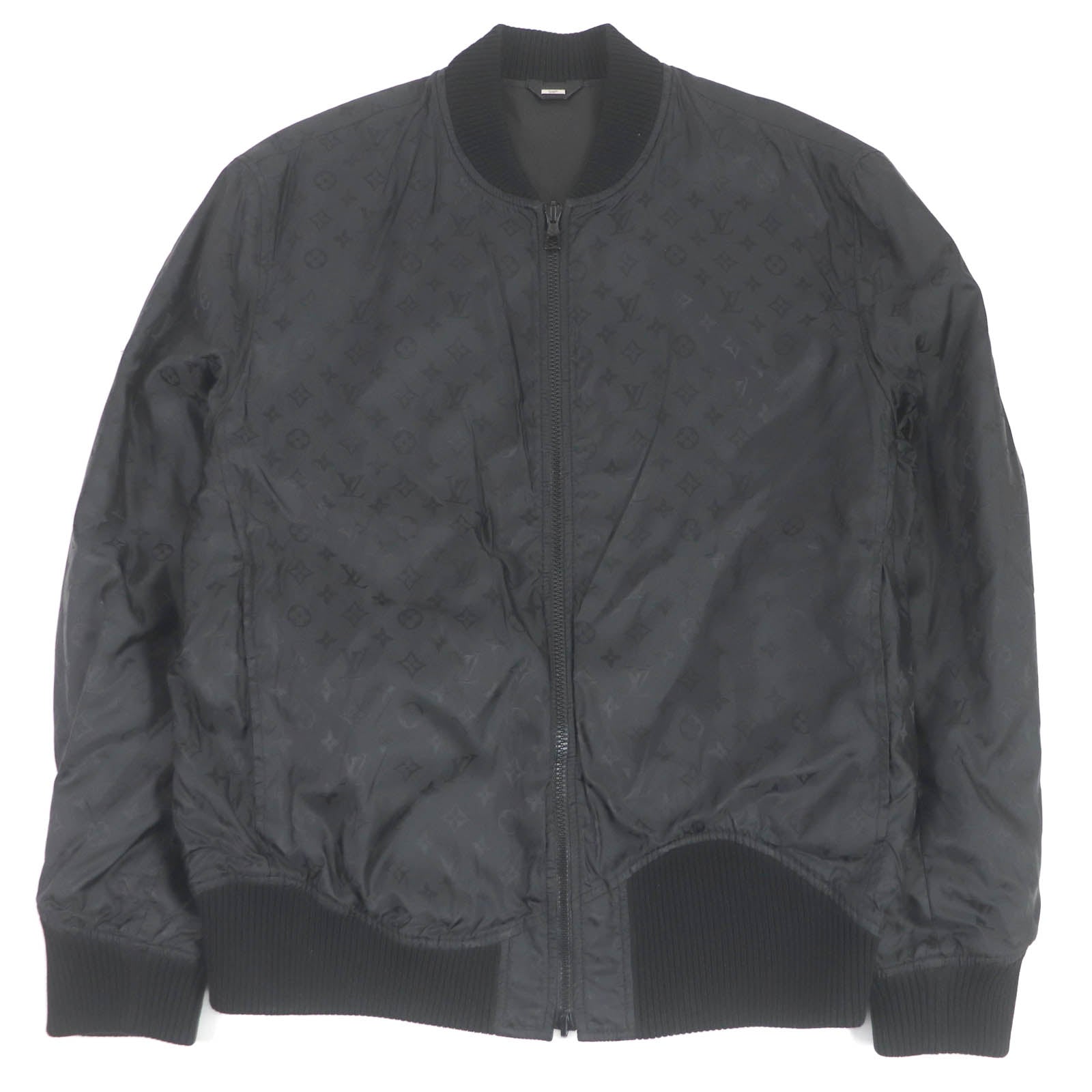 Louis Vuitton Reversible Monogram Leather Bomber Jacket