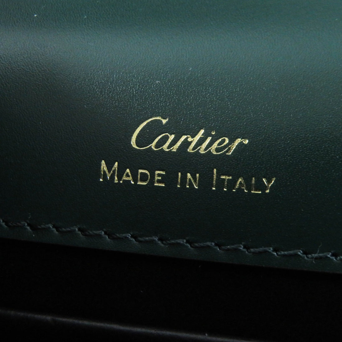 Cartier C de Cartier Leather Shoulder Bag