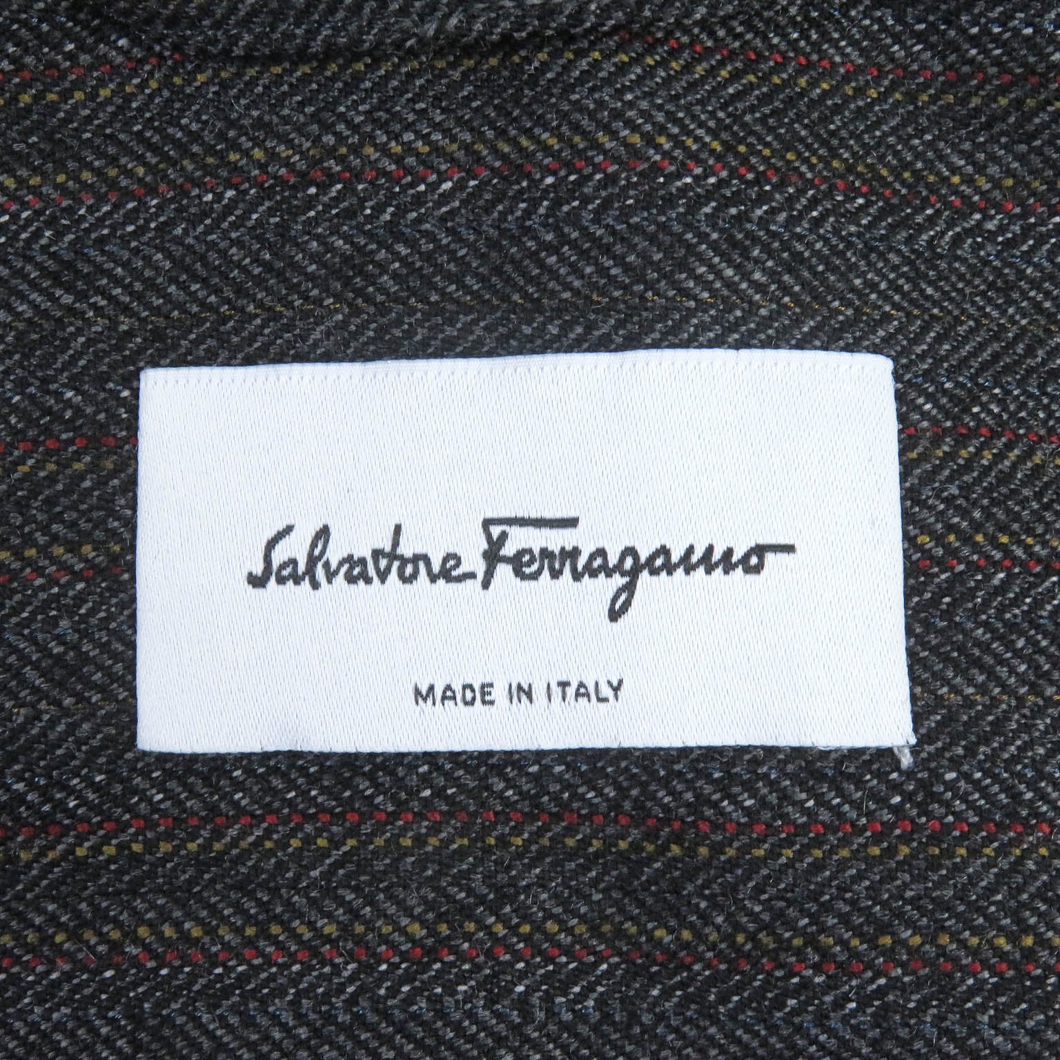 Salvatore Ferragamo Wool Zip-Up Blouson Gray XL