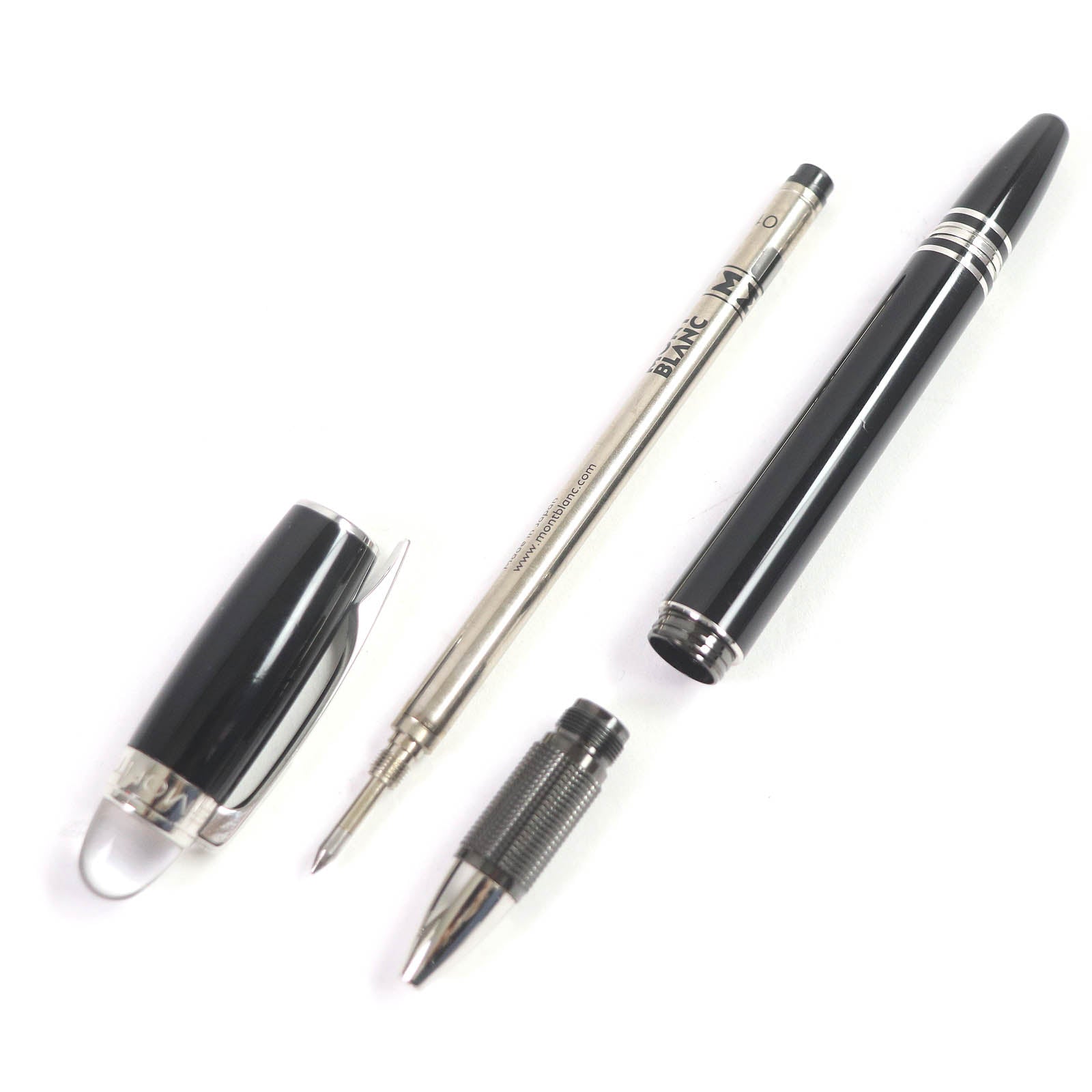 Montblanc Starwalker Ballpoint Pen Black Silver