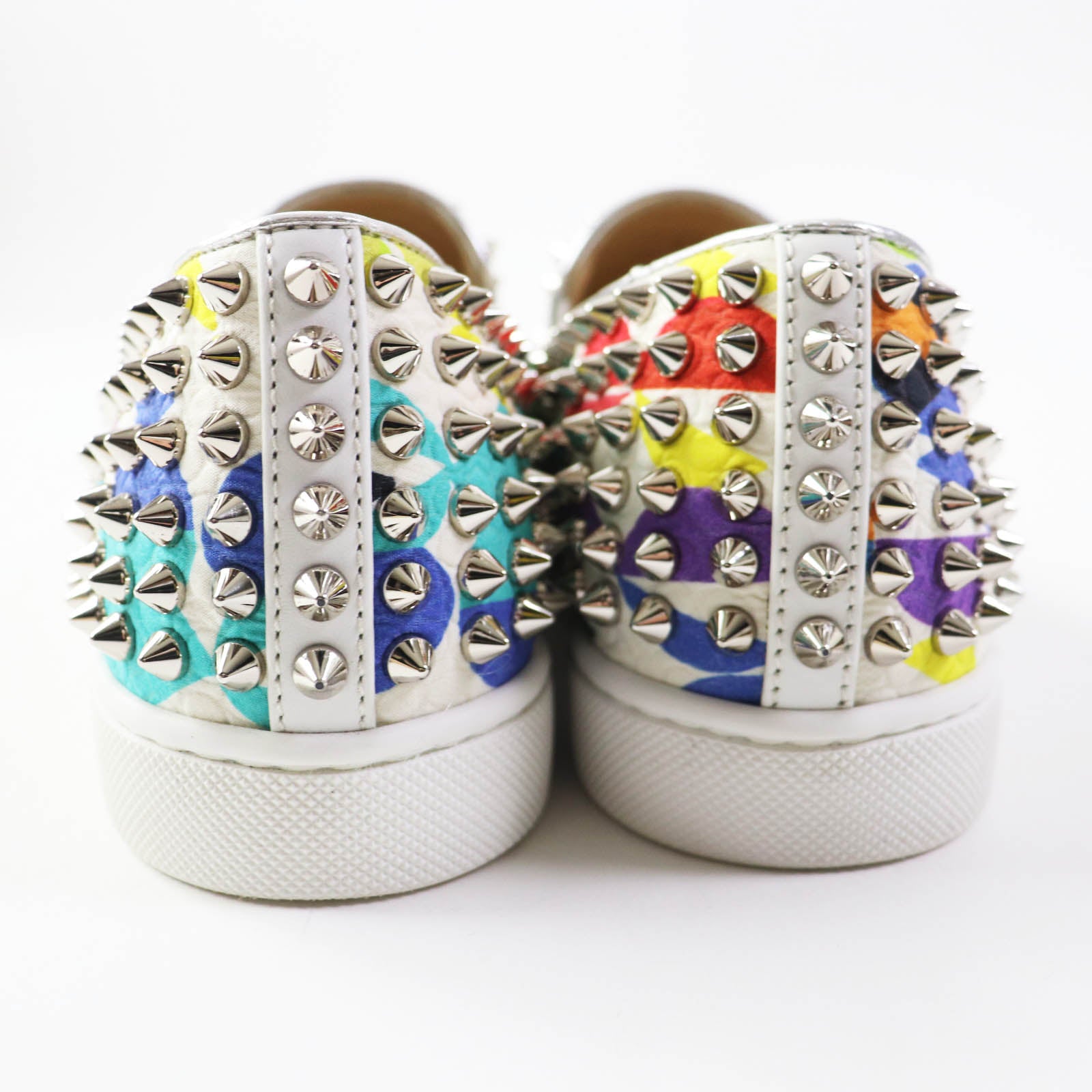 Christian Louboutin Roller Boat Spike Slip-on Shoes